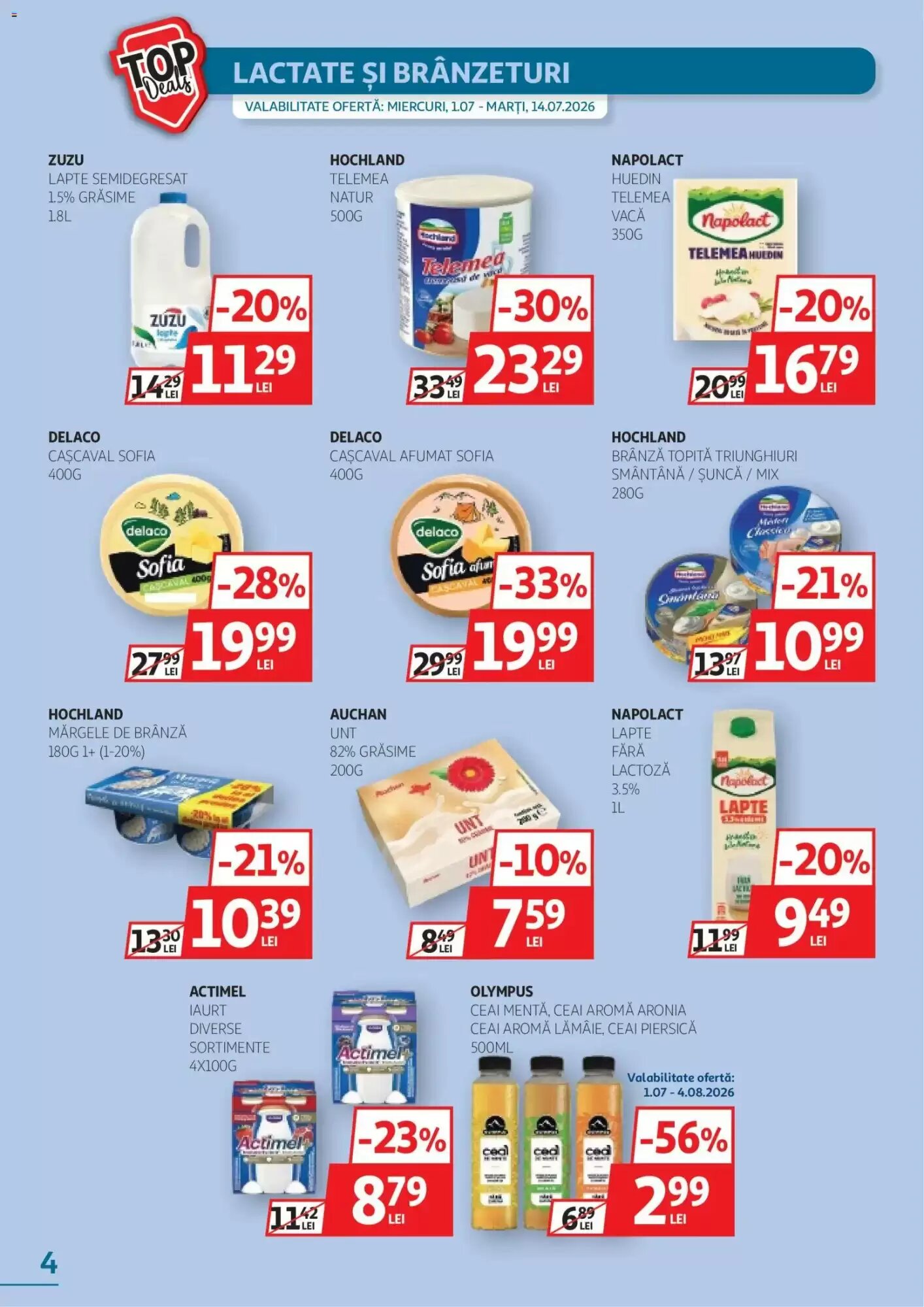 Catalogul cu oferte Auchan valabil de la 30.06.2026 - Pagina 4.