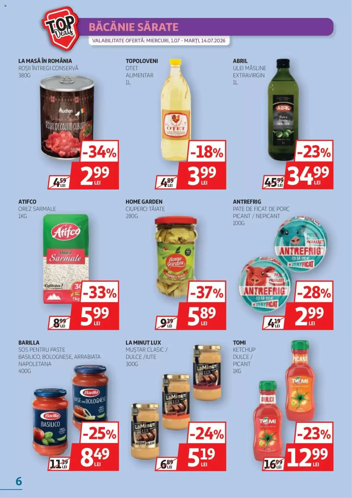 Catalogul cu oferte Auchan valabil de la 30.06.2026 - Pagina 6.