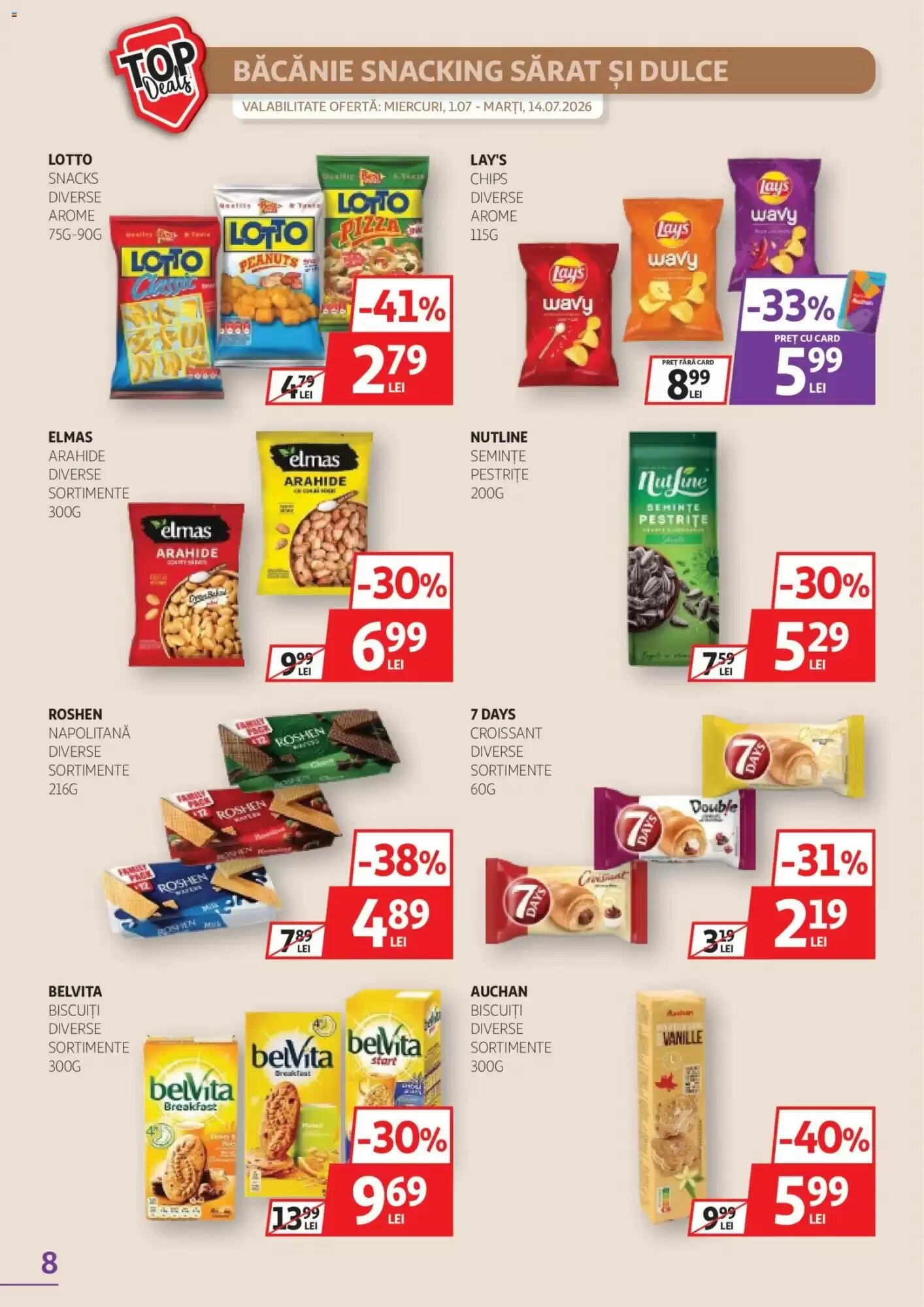 Catalogul cu oferte Auchan valabil de la 30.06.2026 - Pagina 8.