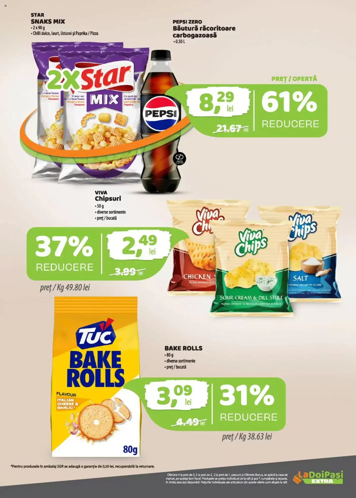 Catalogul cu oferte La Doi Pasi valabil de la 30.06.2026 - Pagina 9.