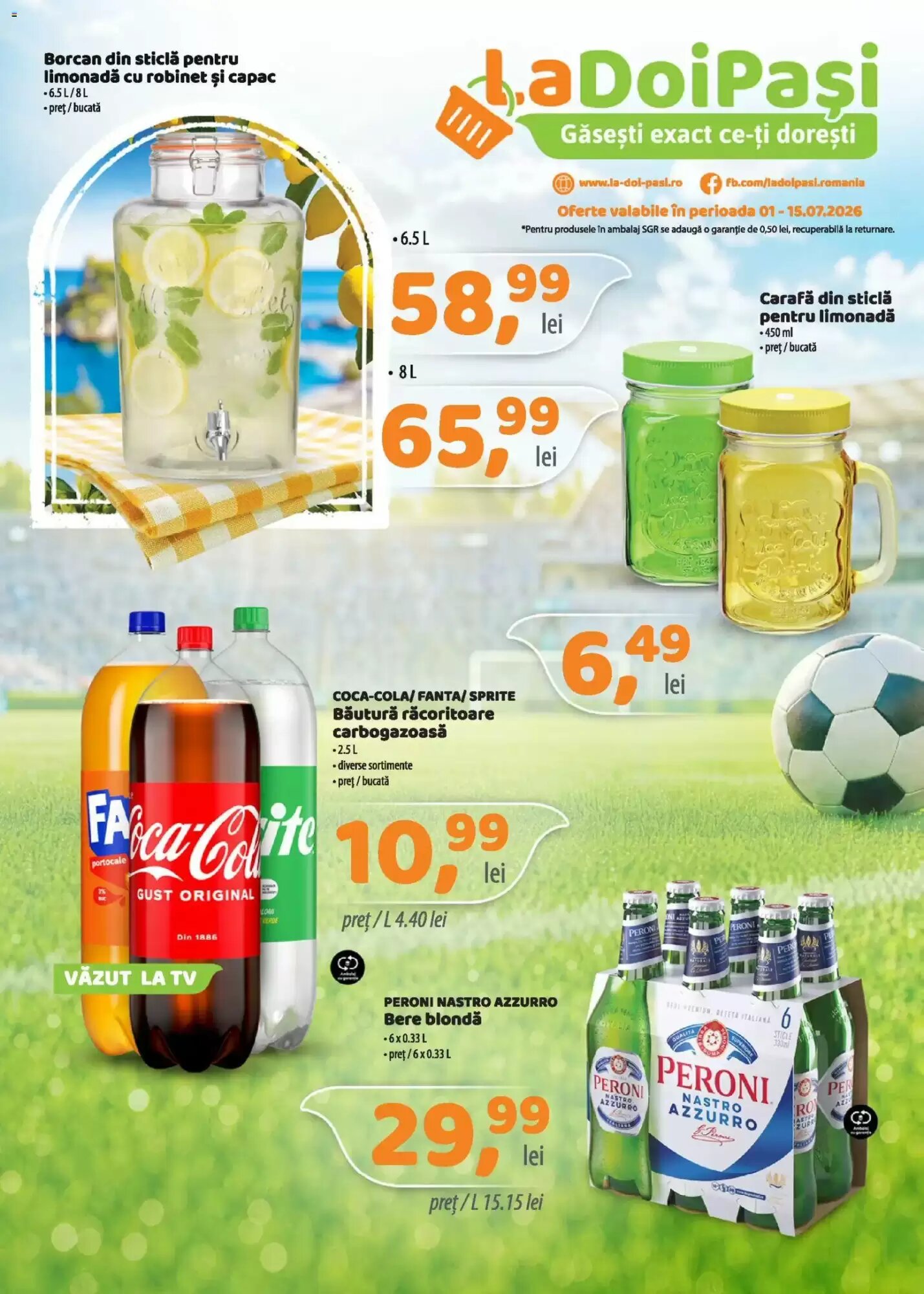 Catalogul cu oferte La Doi Pasi valabil de la 30.06.2026 - Pagina 1.