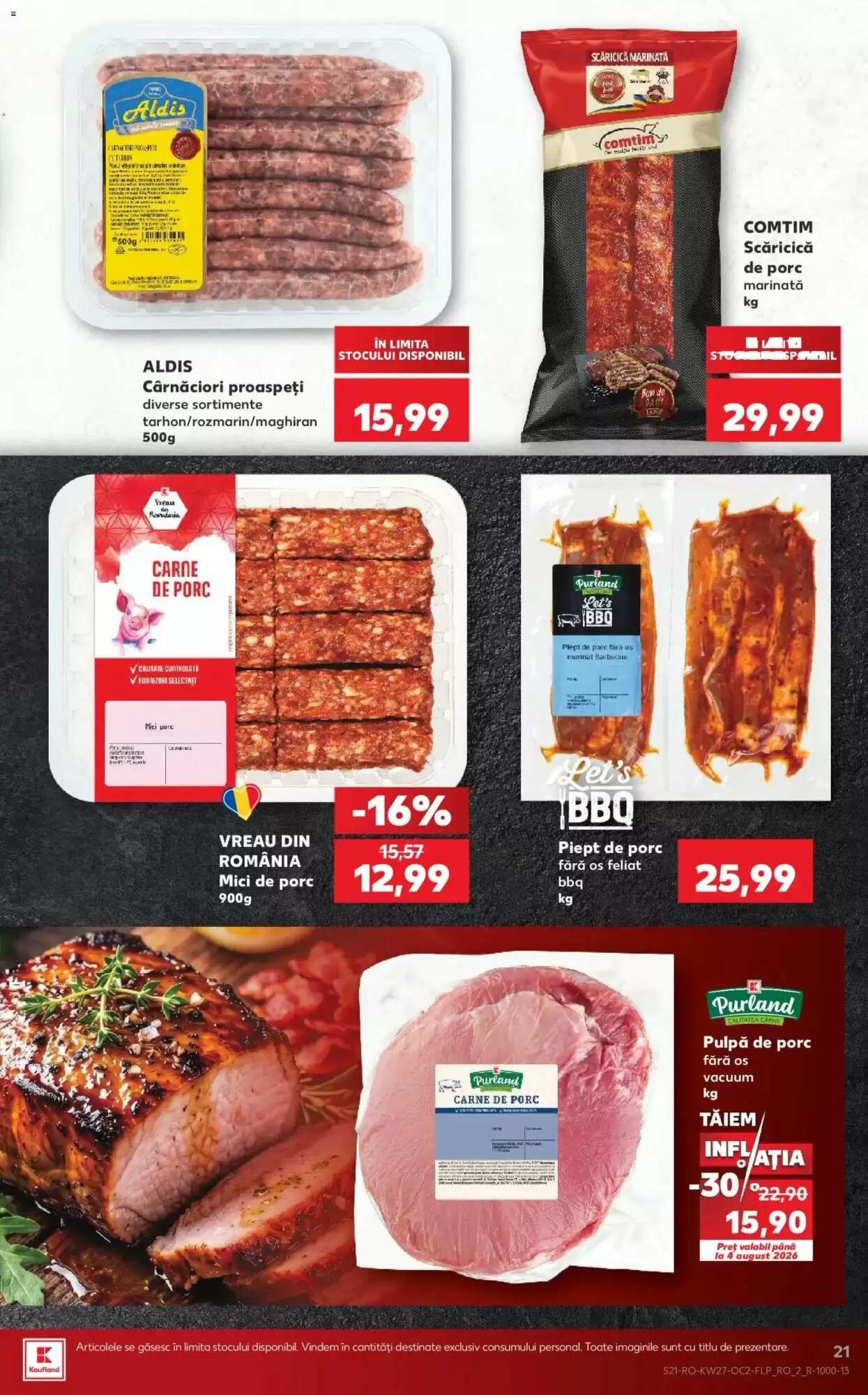 Catalogul cu oferte Kaufland valabil de la 01.07.2026 - Pagina 21.