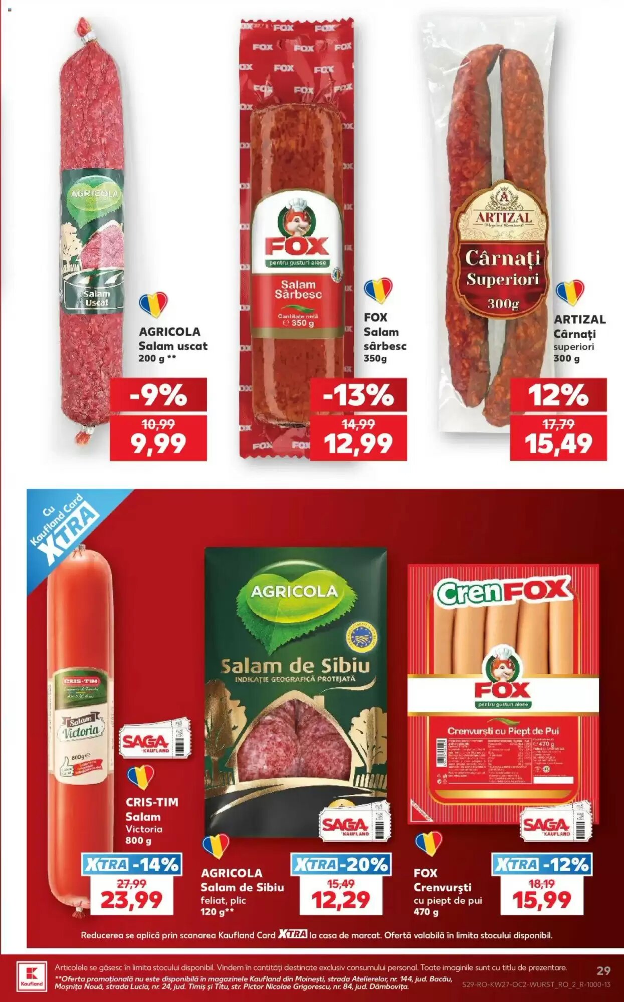 Catalogul cu oferte Kaufland valabil de la 01.07.2026 - Pagina 29.