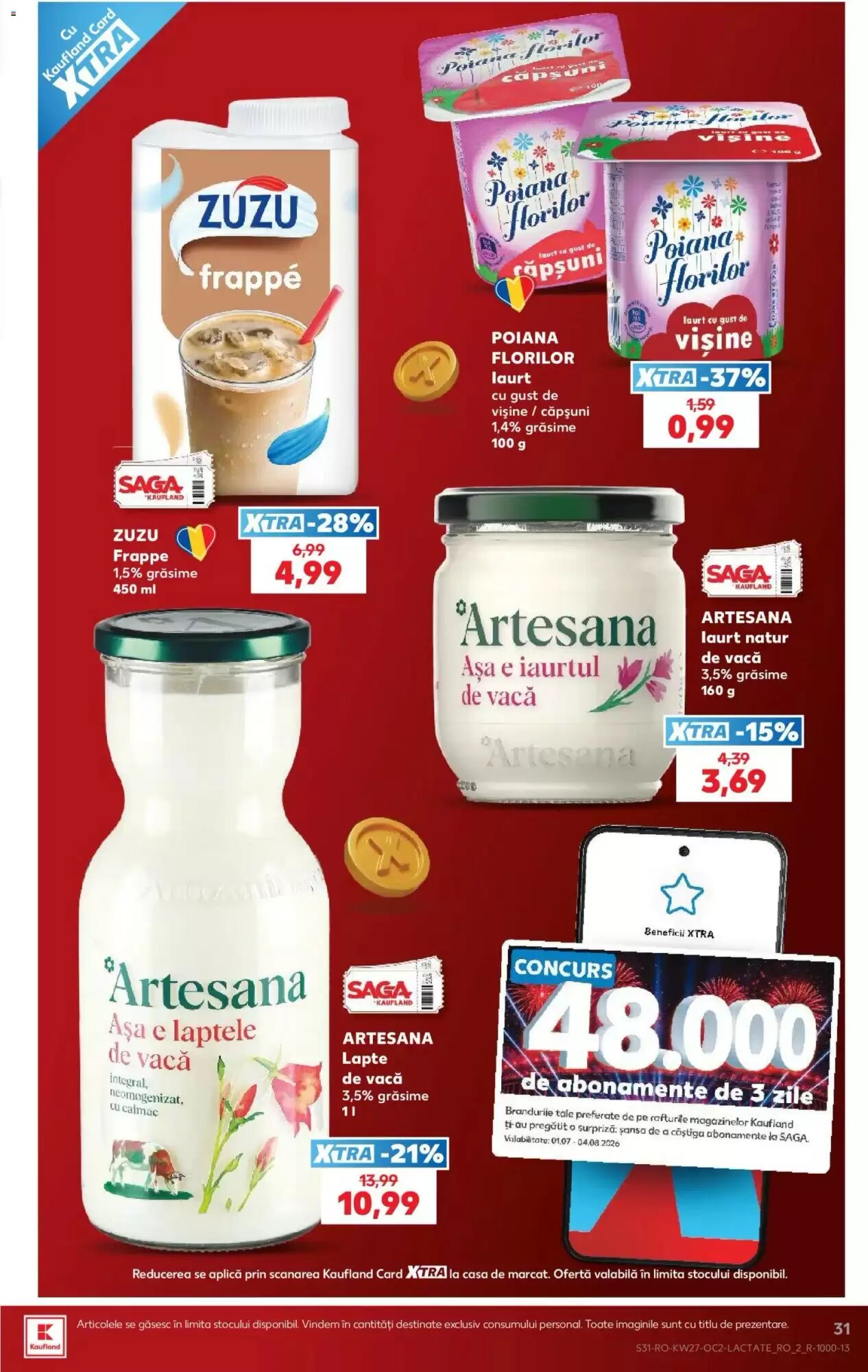 Catalogul cu oferte Kaufland valabil de la 01.07.2026 - Pagina 31.
