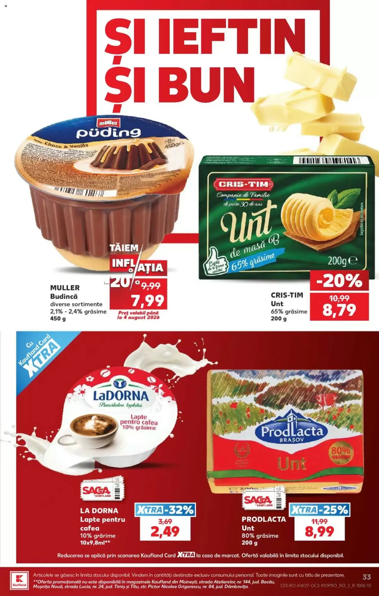 Catalogul cu oferte Kaufland valabil de la 01.07.2026 - Pagina 33.