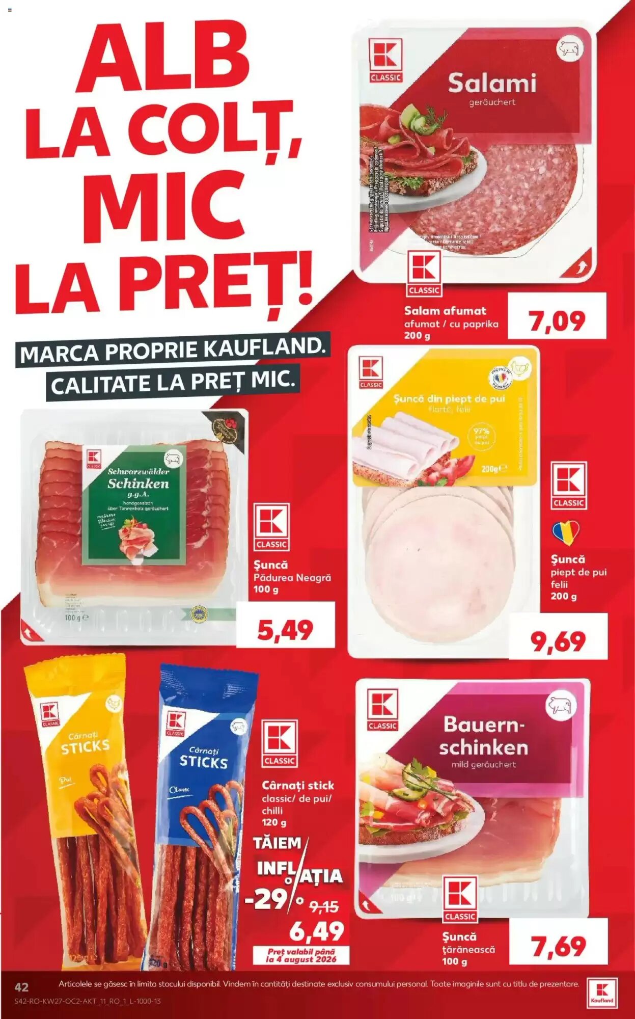 Catalogul cu oferte Kaufland valabil de la 01.07.2026 - Pagina 42.