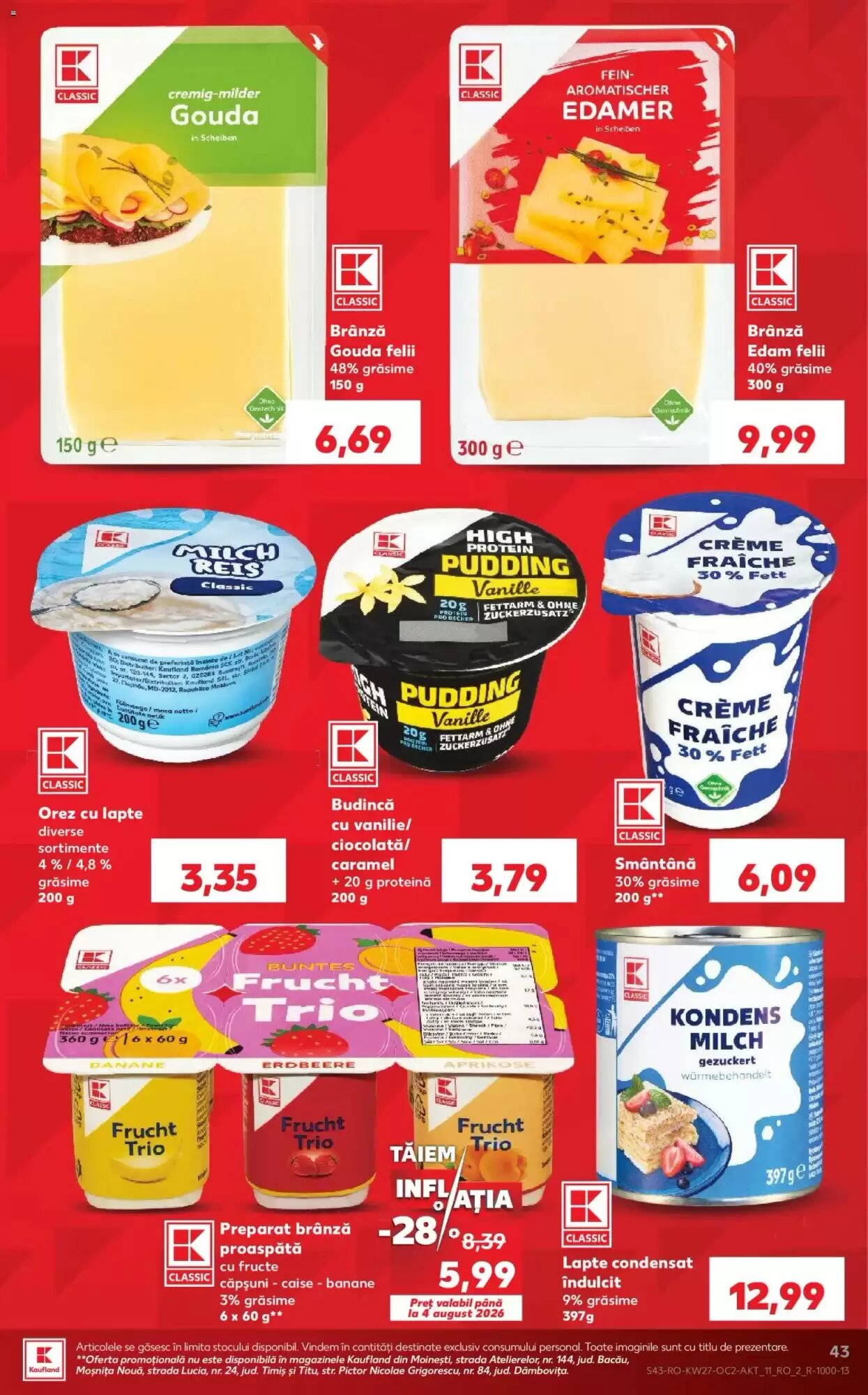 Catalogul cu oferte Kaufland valabil de la 01.07.2026 - Pagina 43.