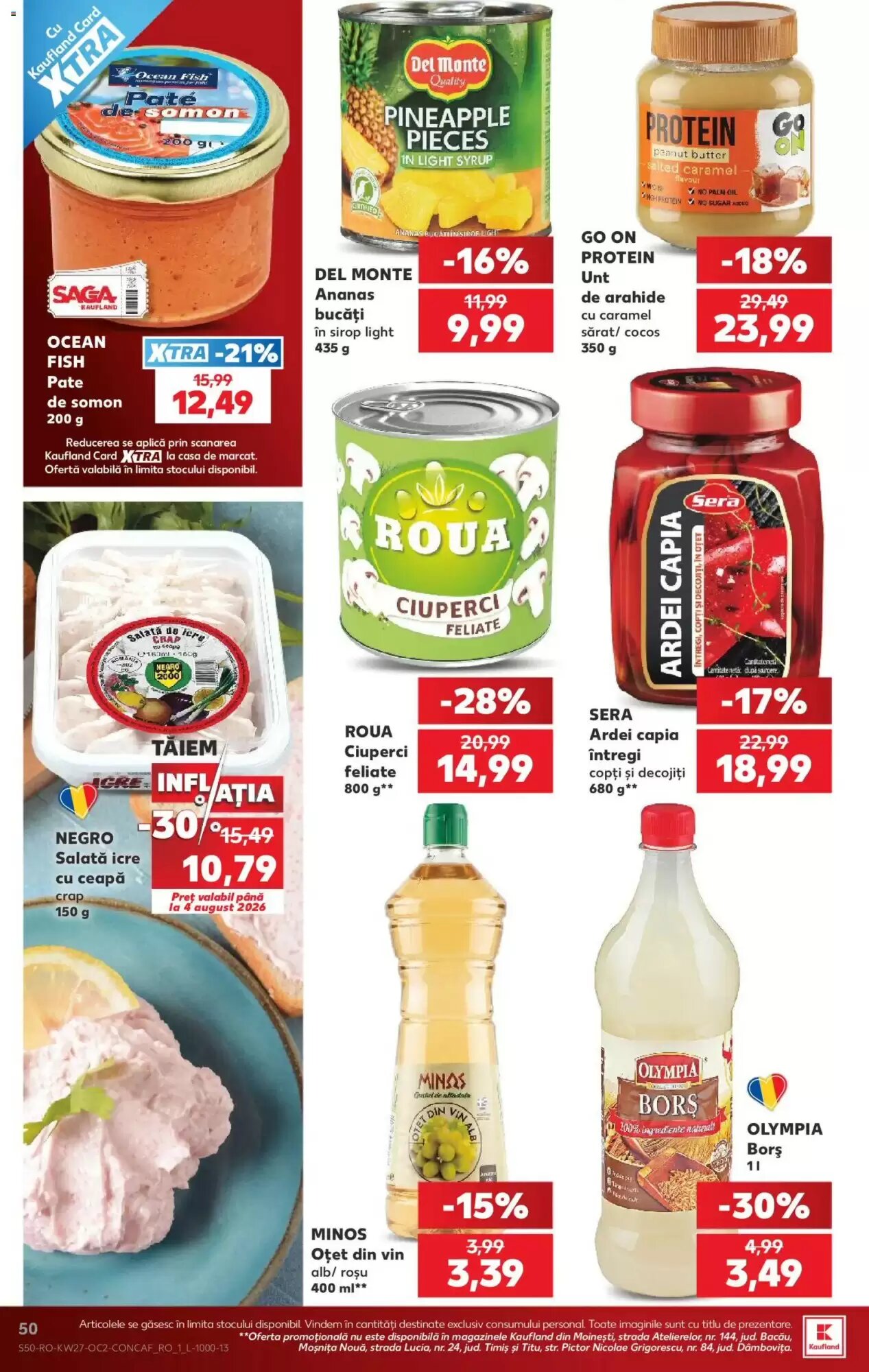 Catalogul cu oferte Kaufland valabil de la 01.07.2026 - Pagina 50.