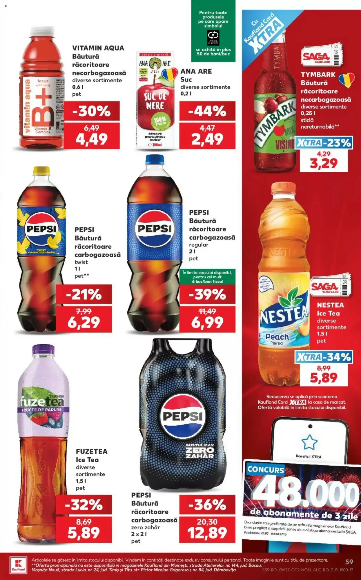 Catalogul cu oferte Kaufland valabil de la 01.07.2026 - Pagina 59.