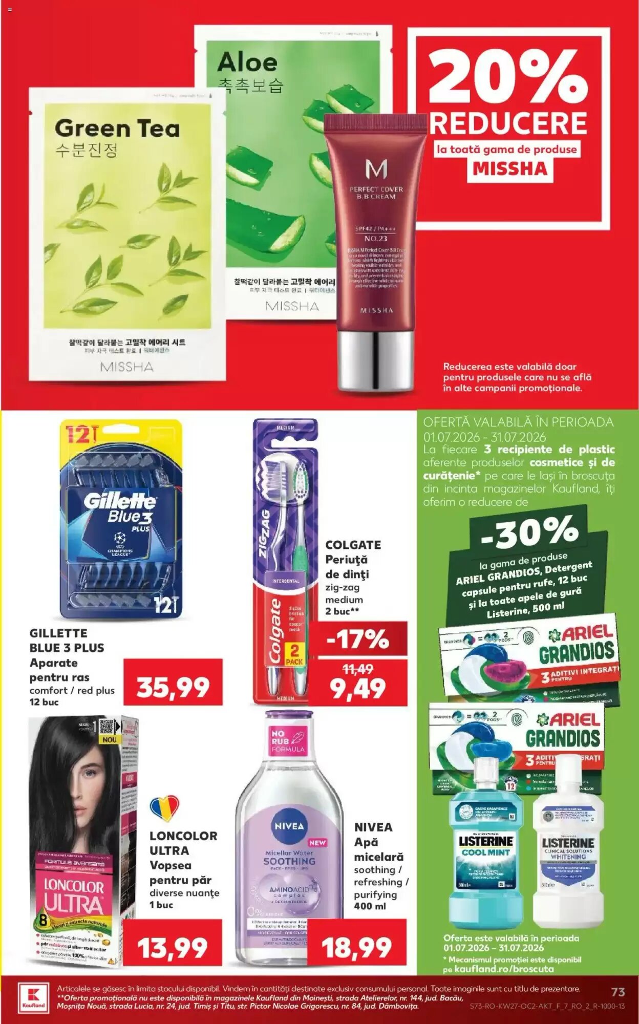 Catalogul cu oferte Kaufland valabil de la 01.07.2026 - Pagina 73.
