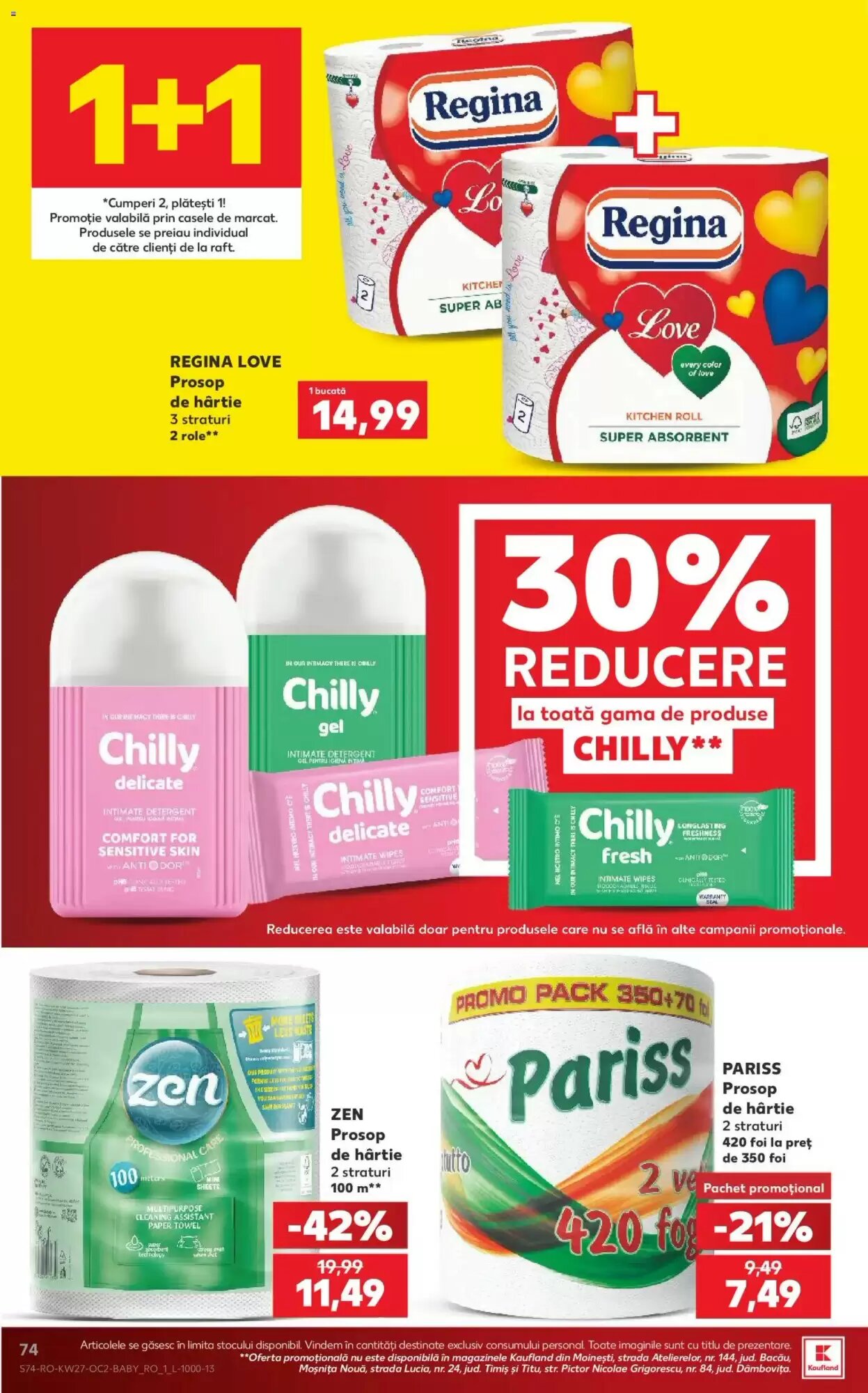 Catalogul cu oferte Kaufland valabil de la 01.07.2026 - Pagina 74.
