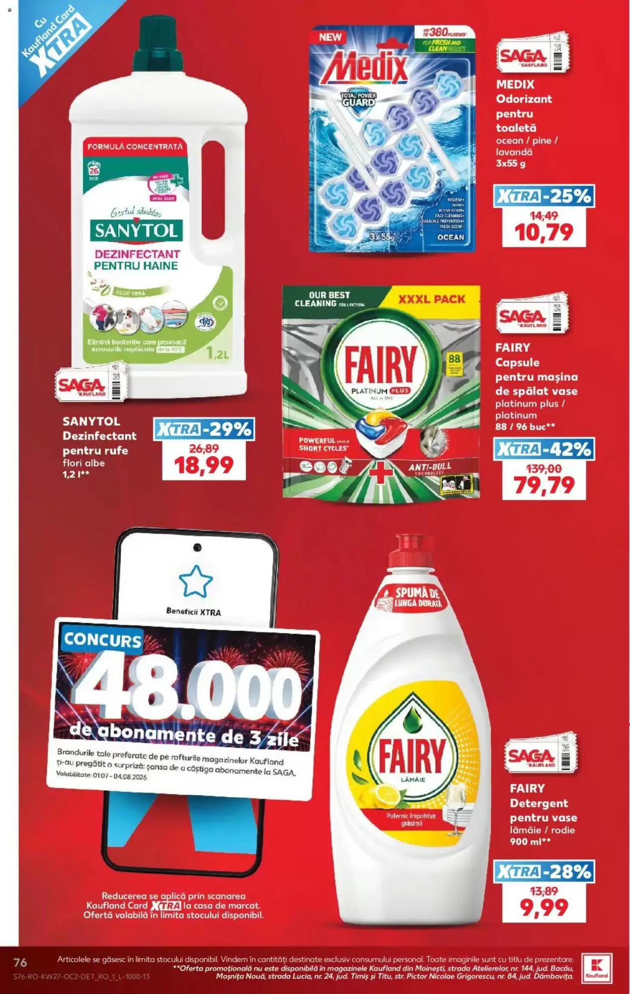 Catalogul cu oferte Kaufland valabil de la 01.07.2026 - Pagina 76.