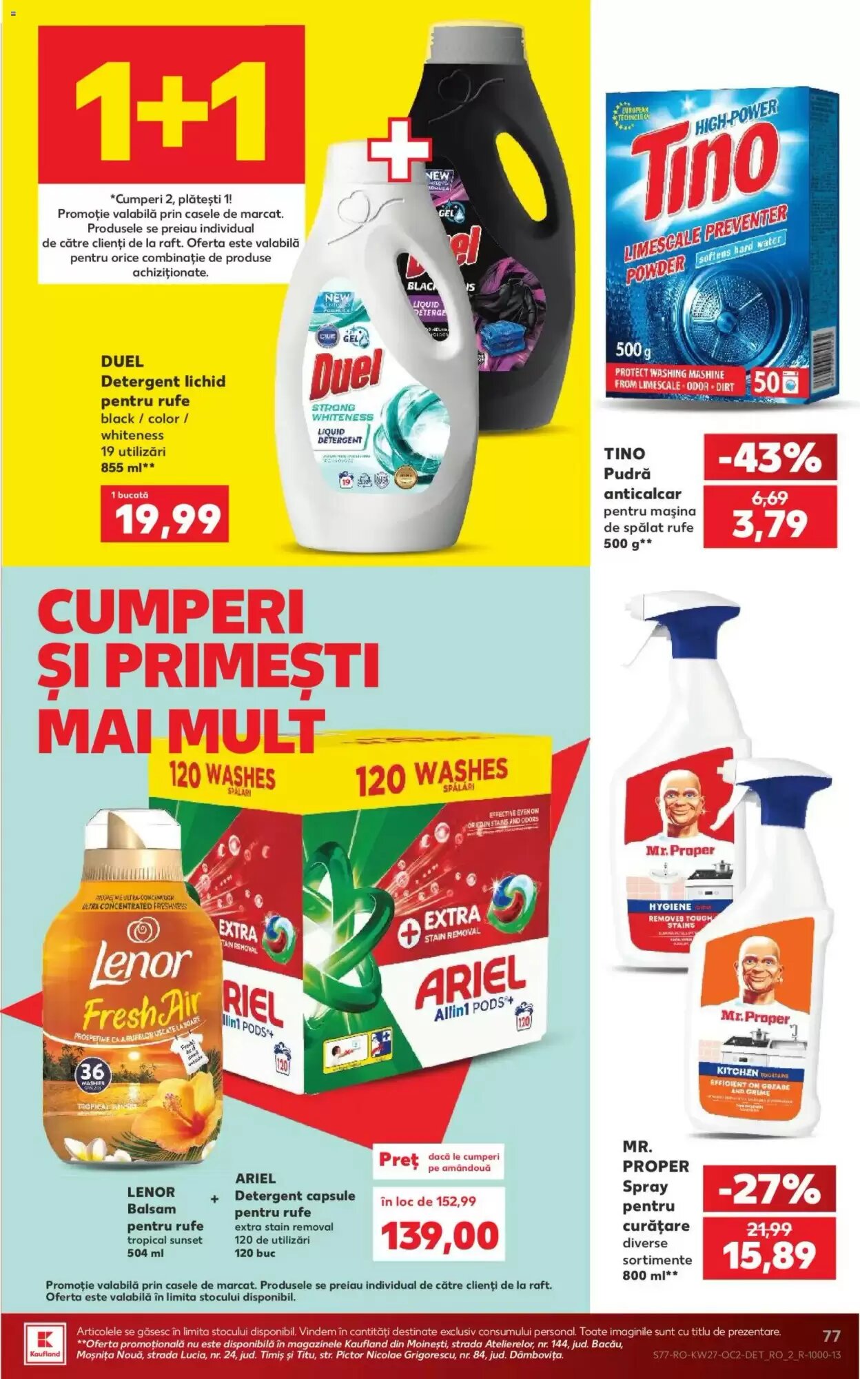 Catalogul cu oferte Kaufland valabil de la 01.07.2026 - Pagina 77.