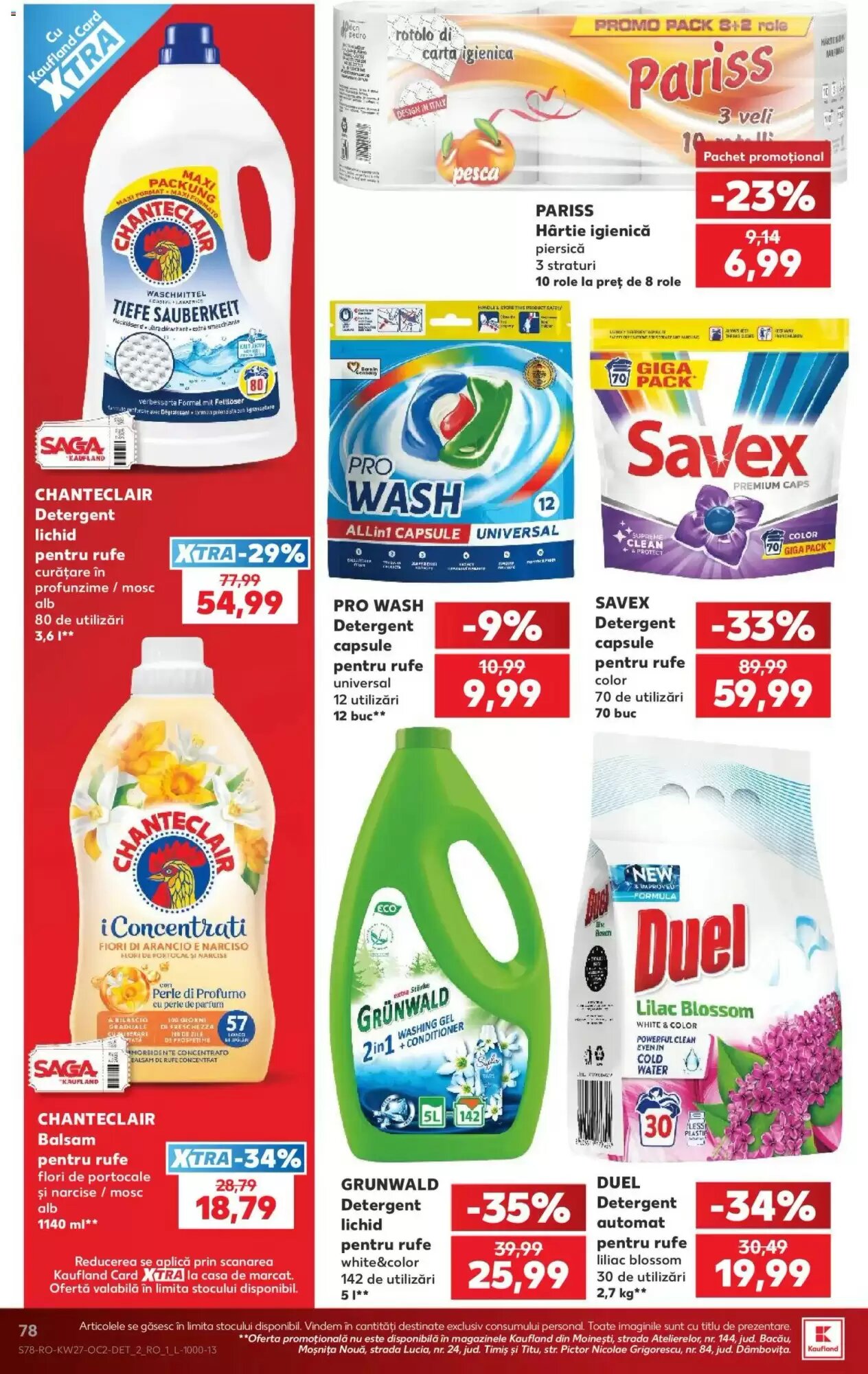 Catalogul cu oferte Kaufland valabil de la 01.07.2026 - Pagina 78.