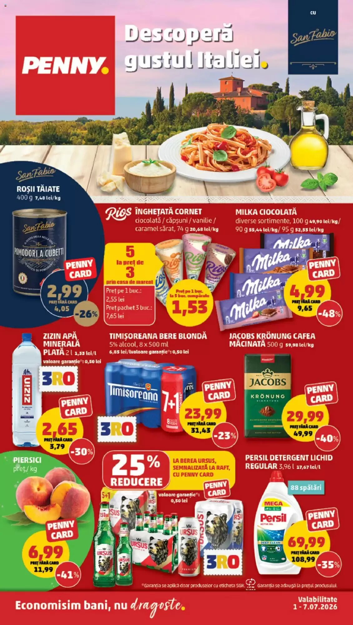 Catalogul cu oferte Penny valabil de la 01.07.2026 - Pagina 1.