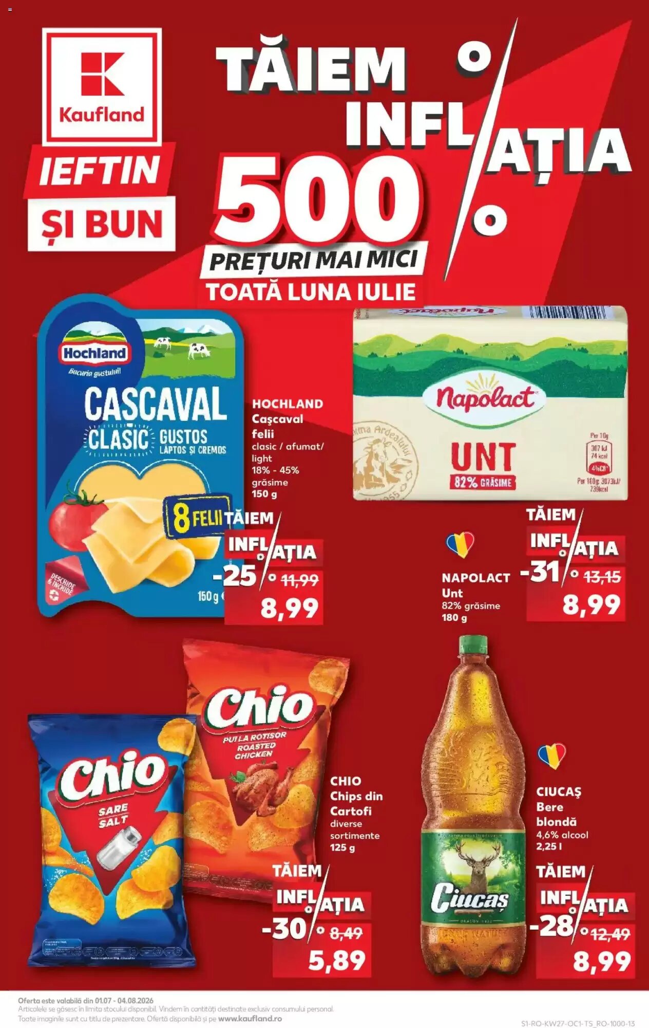 Catalogul cu oferte Kaufland valabil de la 01.07.2026 - Pagina 1.