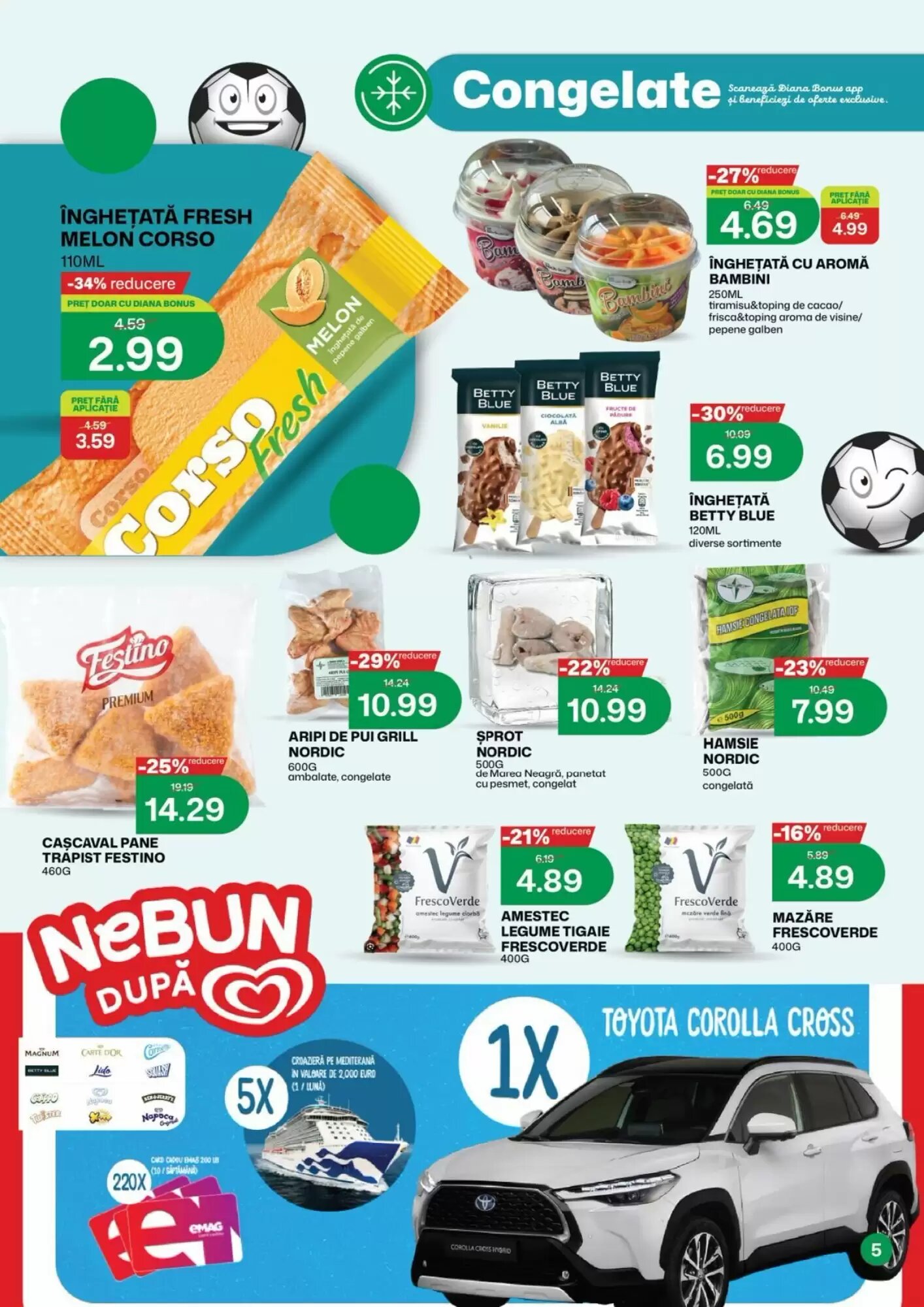 Catalogul cu oferte Diana Supermarket valabil de la 01.07.2026 - Pagina 5.