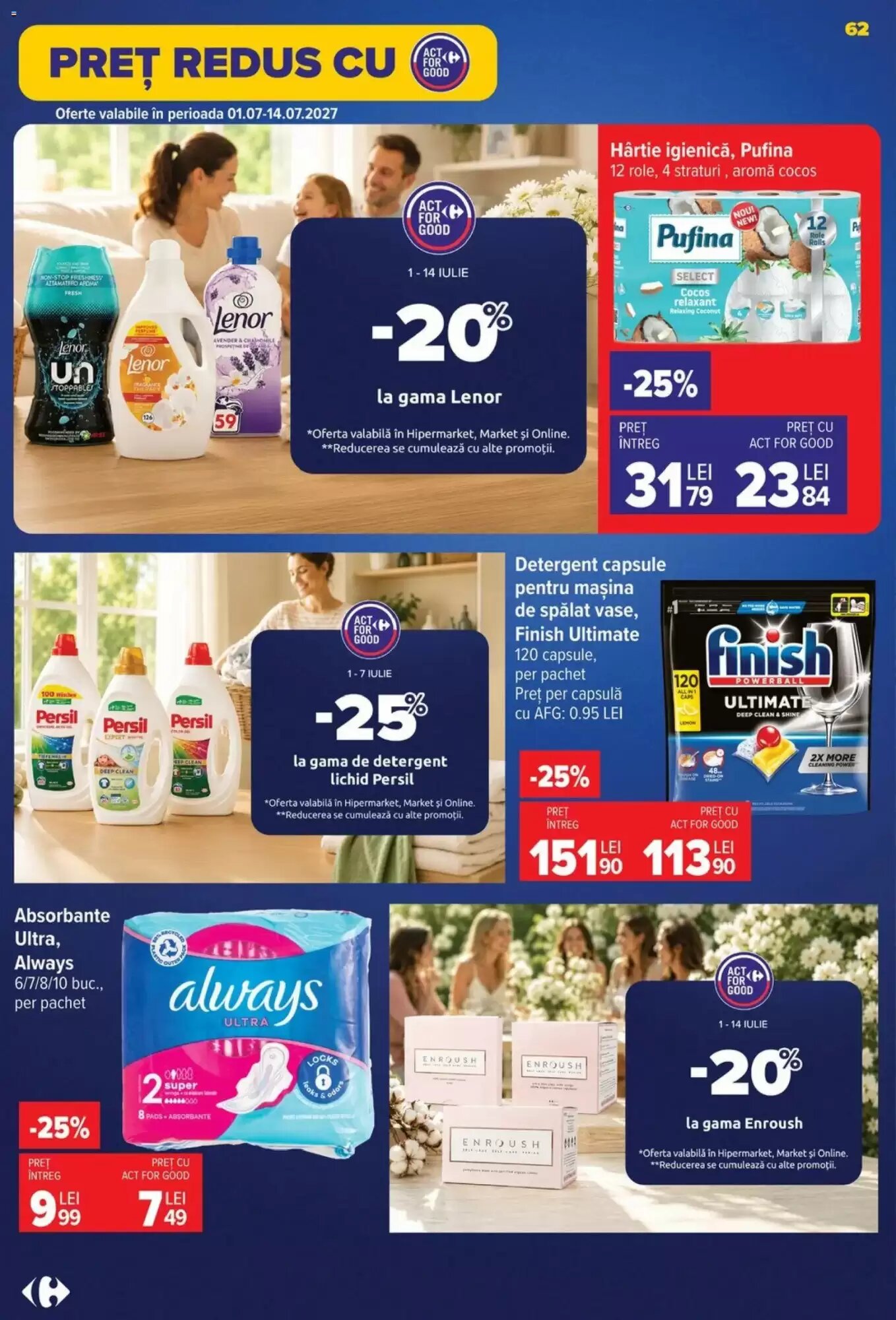 Catalogul cu oferte Carrefour valabil de la 01.07.2026 - Pagina 62.