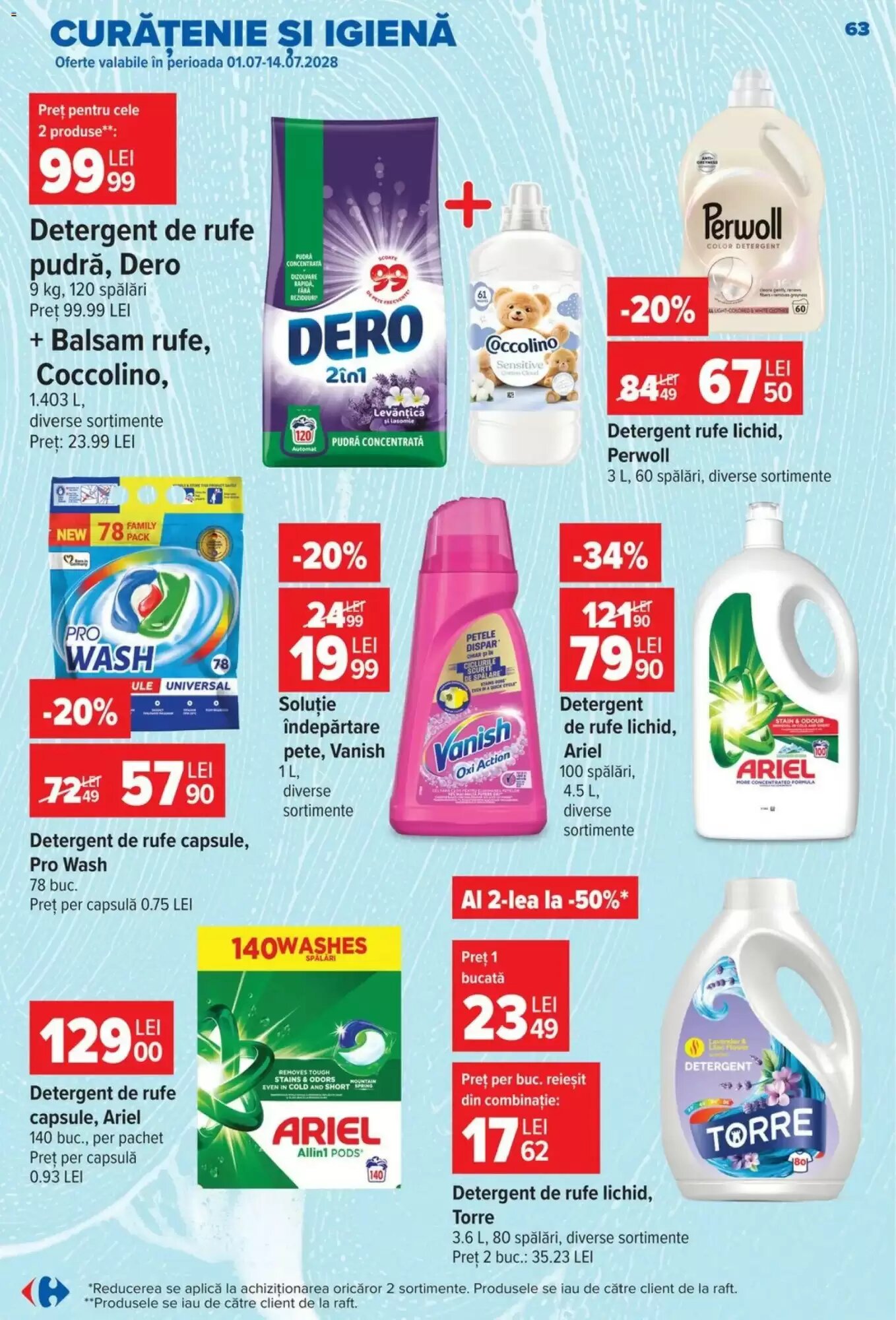 Catalogul cu oferte Carrefour valabil de la 01.07.2026 - Pagina 63.