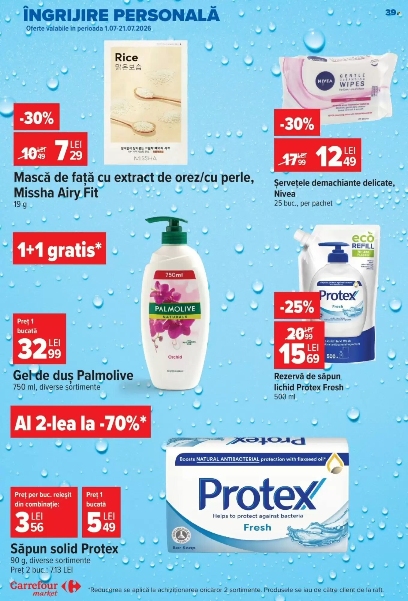 Catalogul cu oferte Carrefour Market valabil de la 01.07.2026 - Pagina 38.