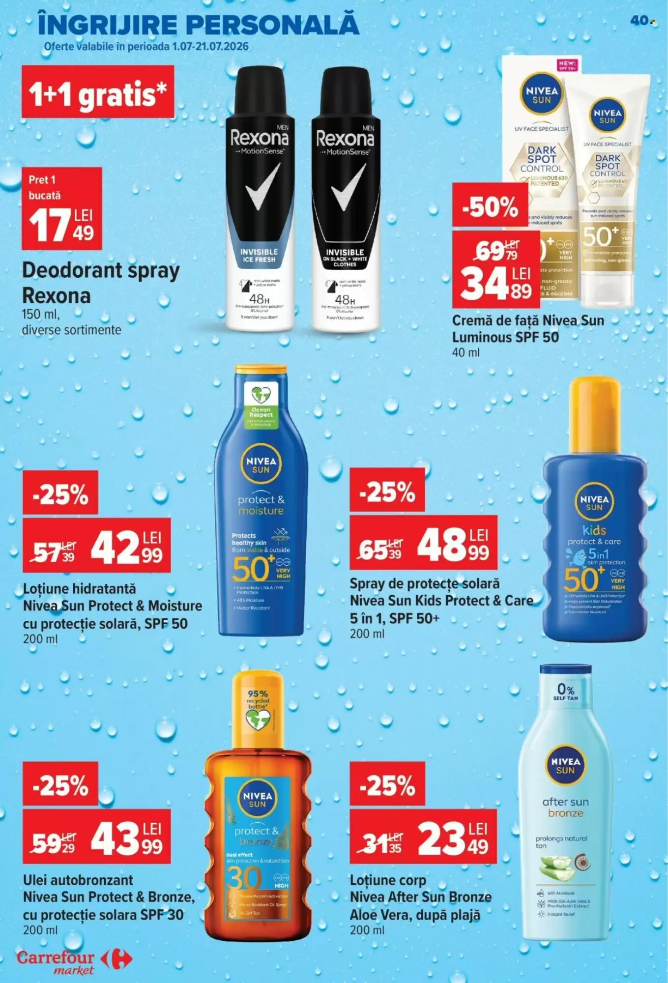 Catalogul cu oferte Carrefour Market valabil de la 01.07.2026 - Pagina 39.
