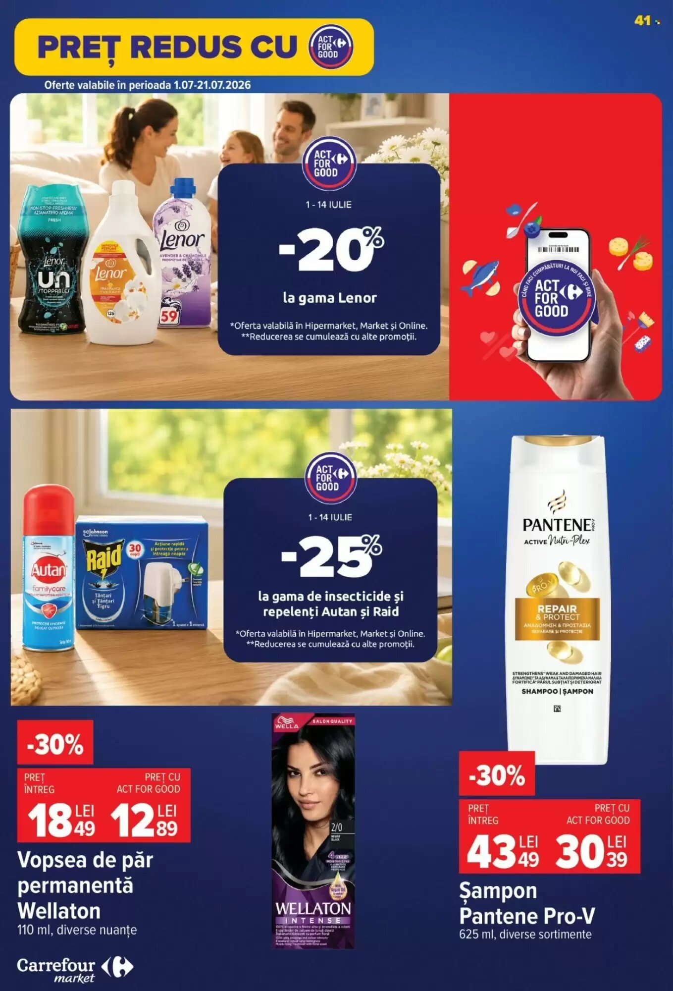 Catalogul cu oferte Carrefour Market valabil de la 01.07.2026 - Pagina 40.