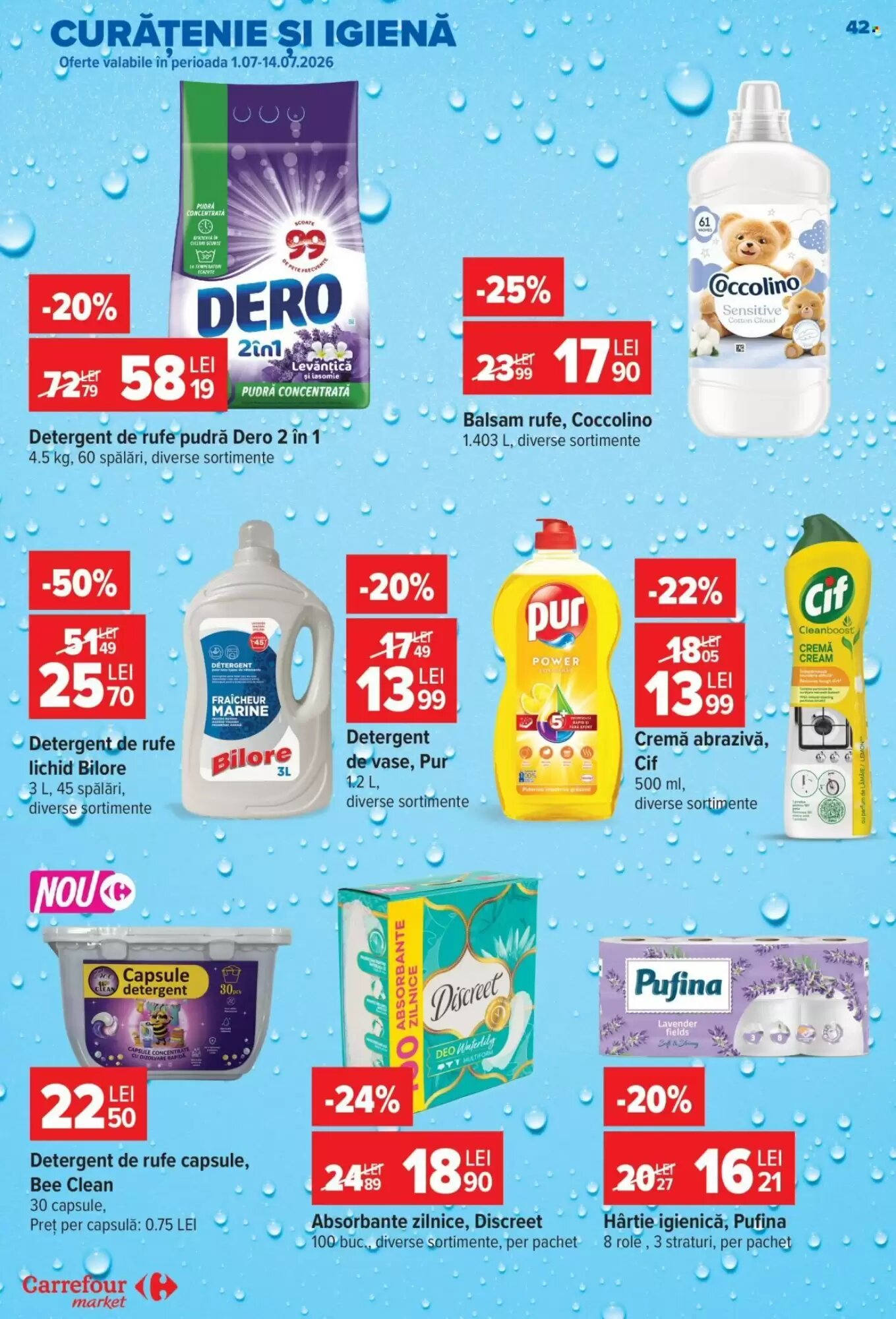 Catalogul cu oferte Carrefour Market valabil de la 01.07.2026 - Pagina 41.