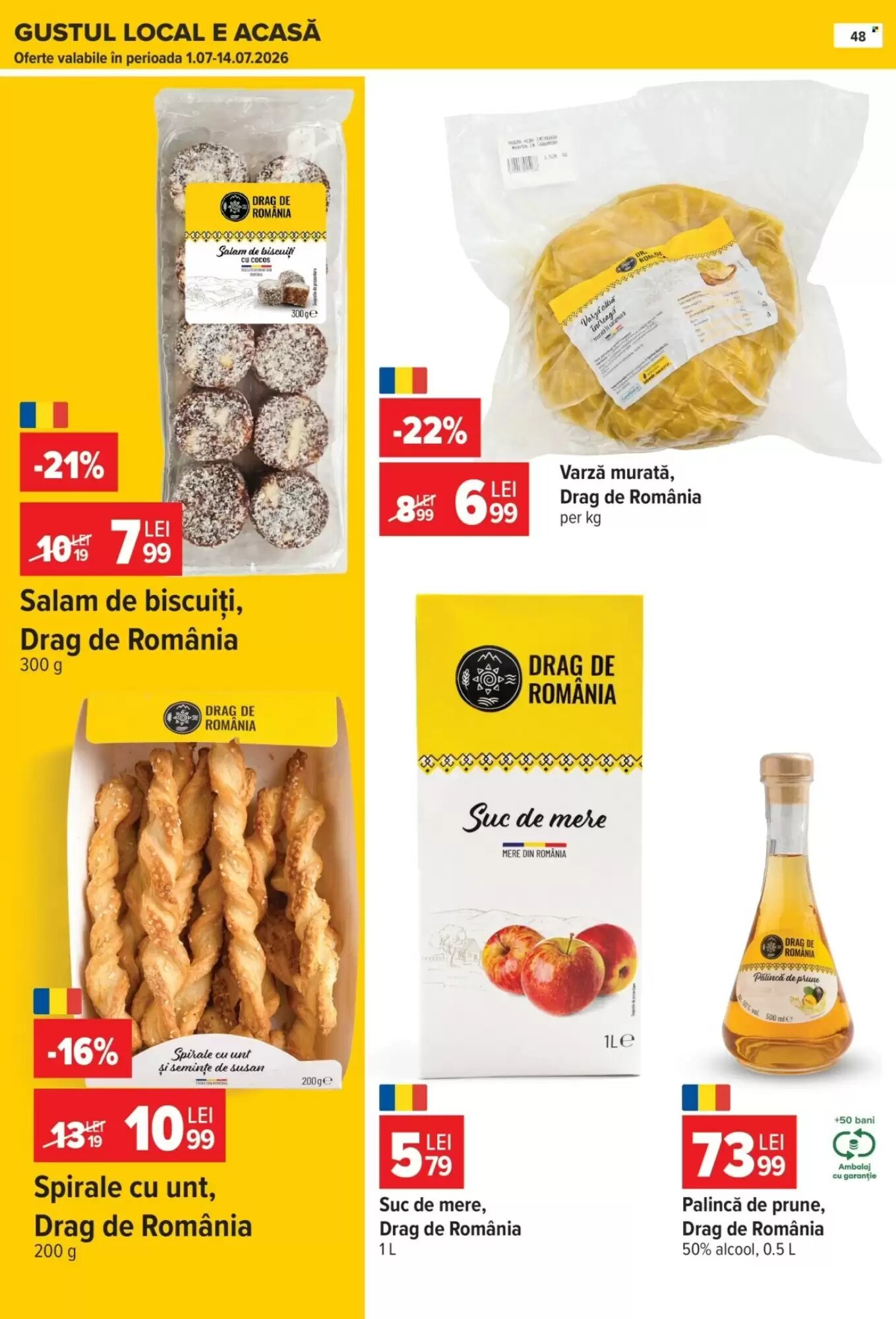 Catalogul cu oferte Carrefour Market valabil de la 01.07.2026 - Pagina 47.