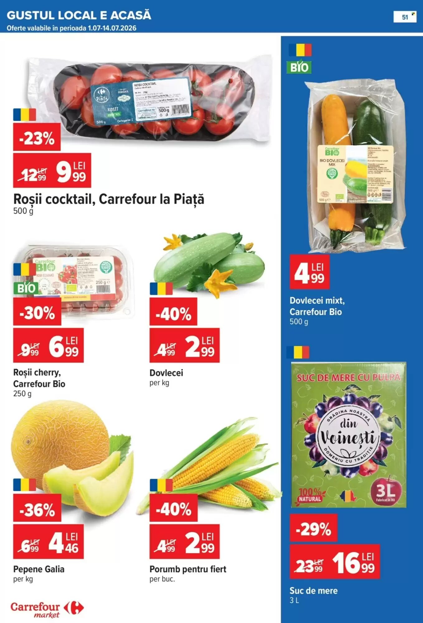 Catalogul cu oferte Carrefour Market valabil de la 01.07.2026 - Pagina 50.
