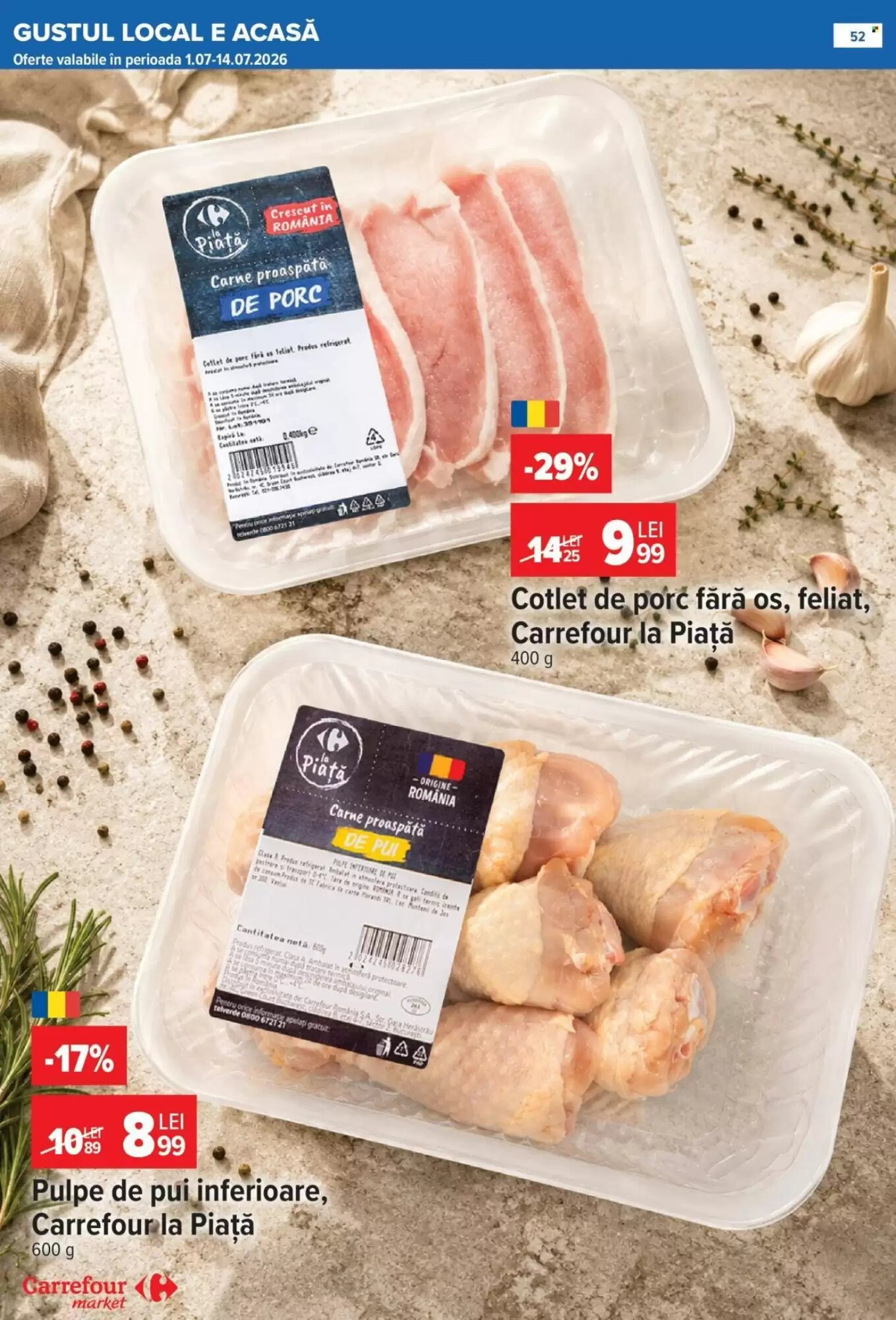 Catalogul cu oferte Carrefour Market valabil de la 01.07.2026 - Pagina 51.