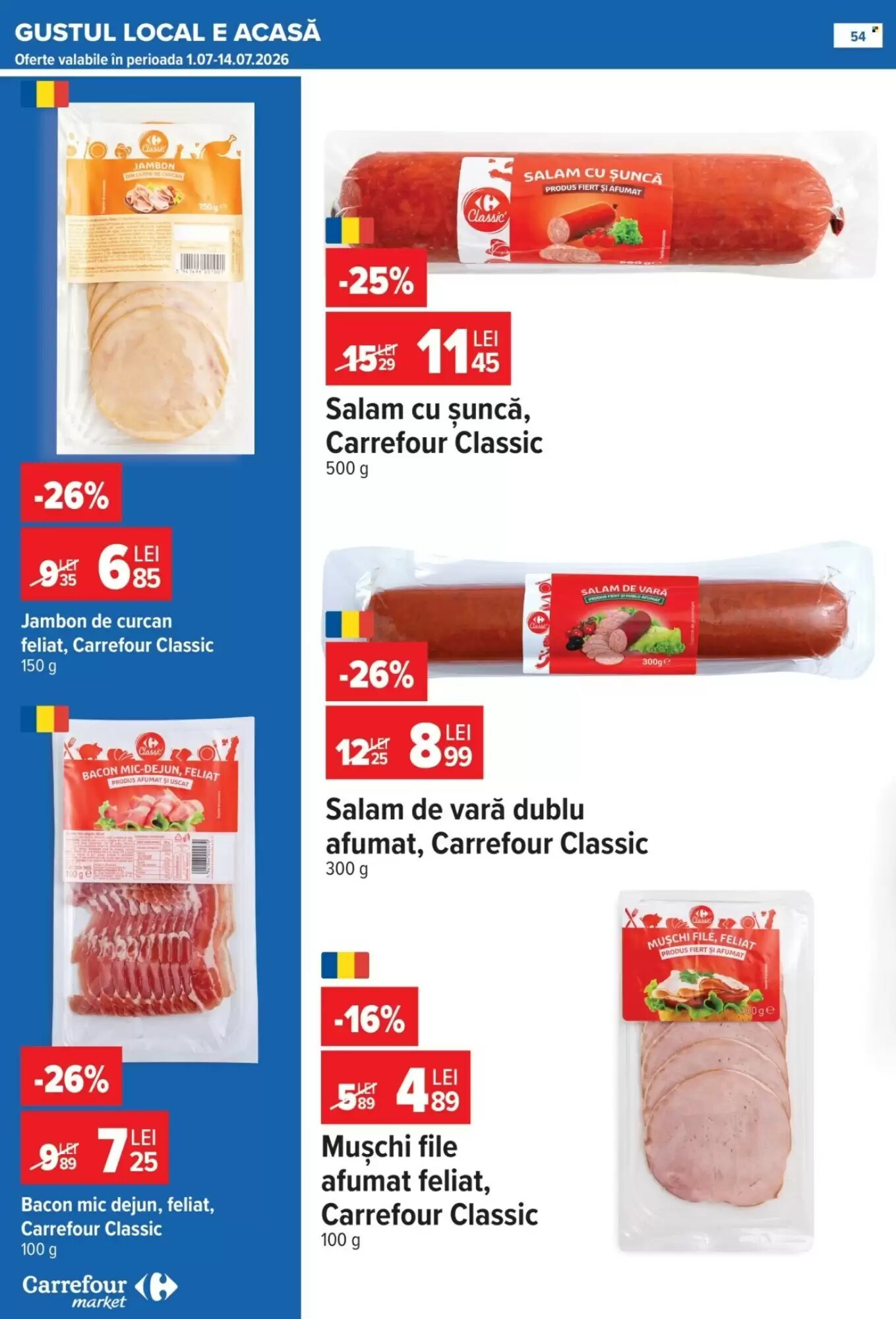 Catalogul cu oferte Carrefour Market valabil de la 01.07.2026 - Pagina 53.