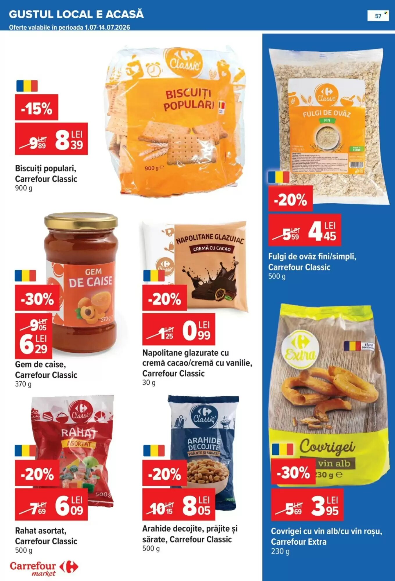 Catalogul cu oferte Carrefour Market valabil de la 01.07.2026 - Pagina 56.