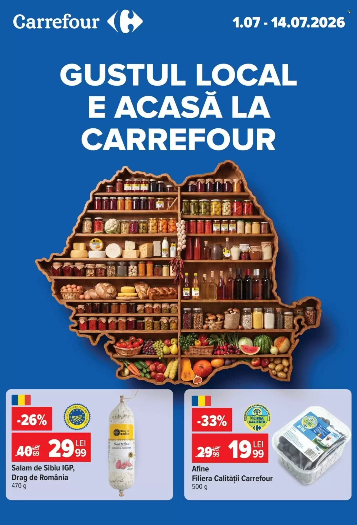 Catalogul cu oferte Carrefour valabil de la 01.07.2026 - Pagina 1.