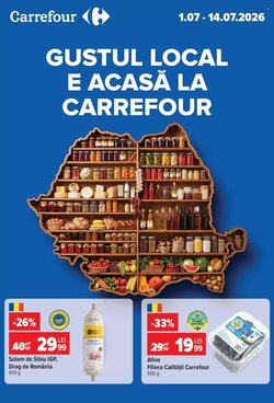 Catalogul cu oferte Carrefour valabil de la 01.07.2026