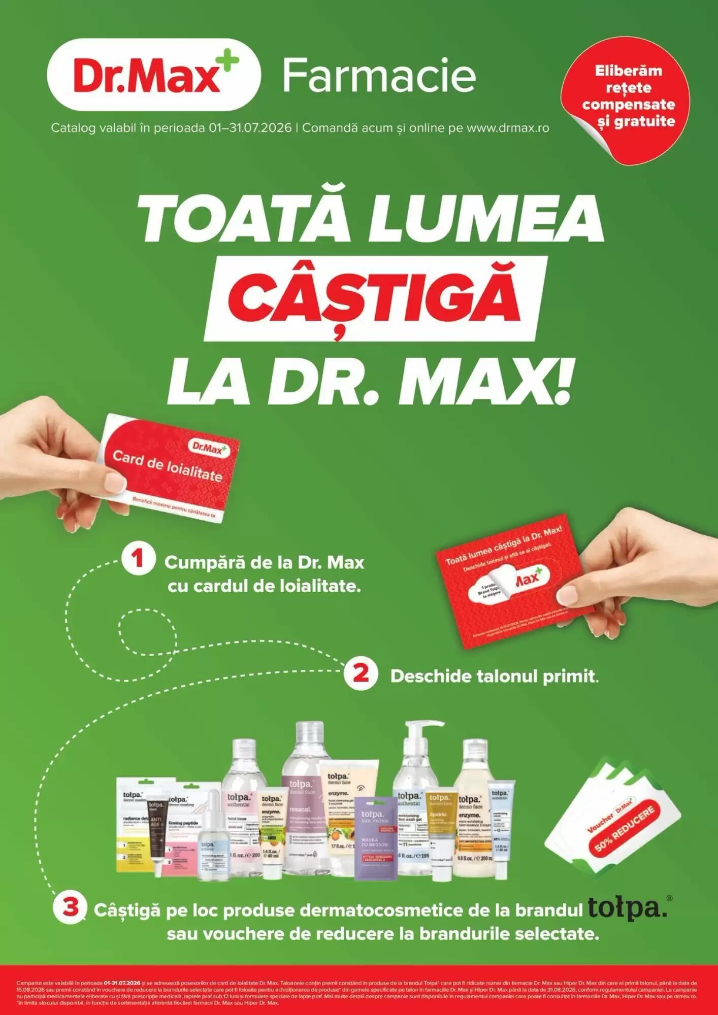 Catalogul cu oferte Dr.Max valabil de la 01.07.2026 - Pagina 1.