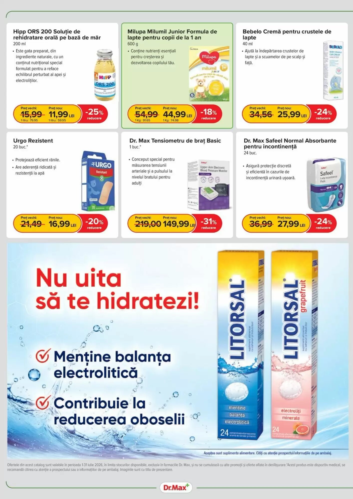 Catalogul cu oferte Dr.Max valabil de la 01.07.2026 - Pagina 6.