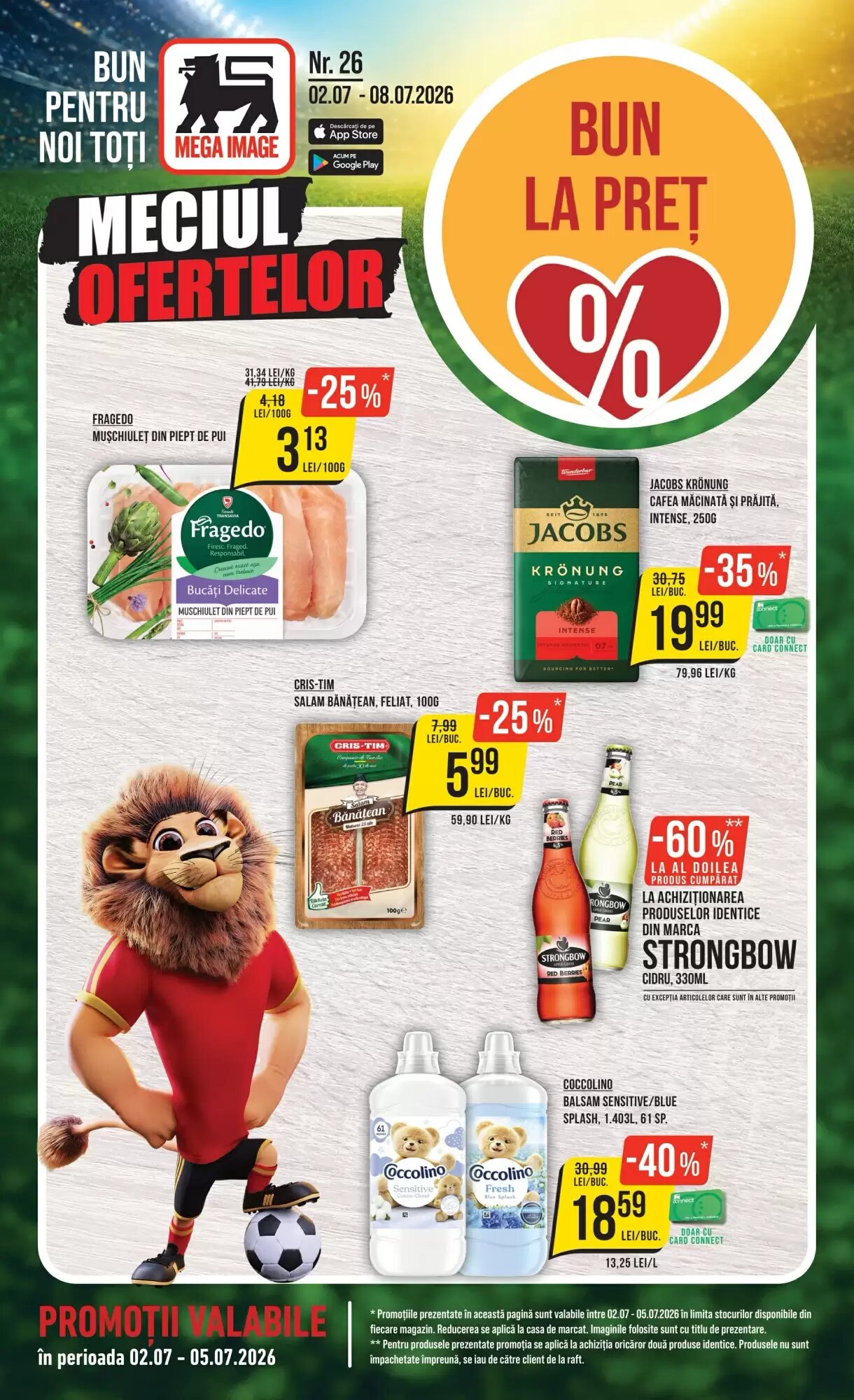 Catalogul cu oferte Mega Image valabil de la 02.07.2026 - Pagina 1.