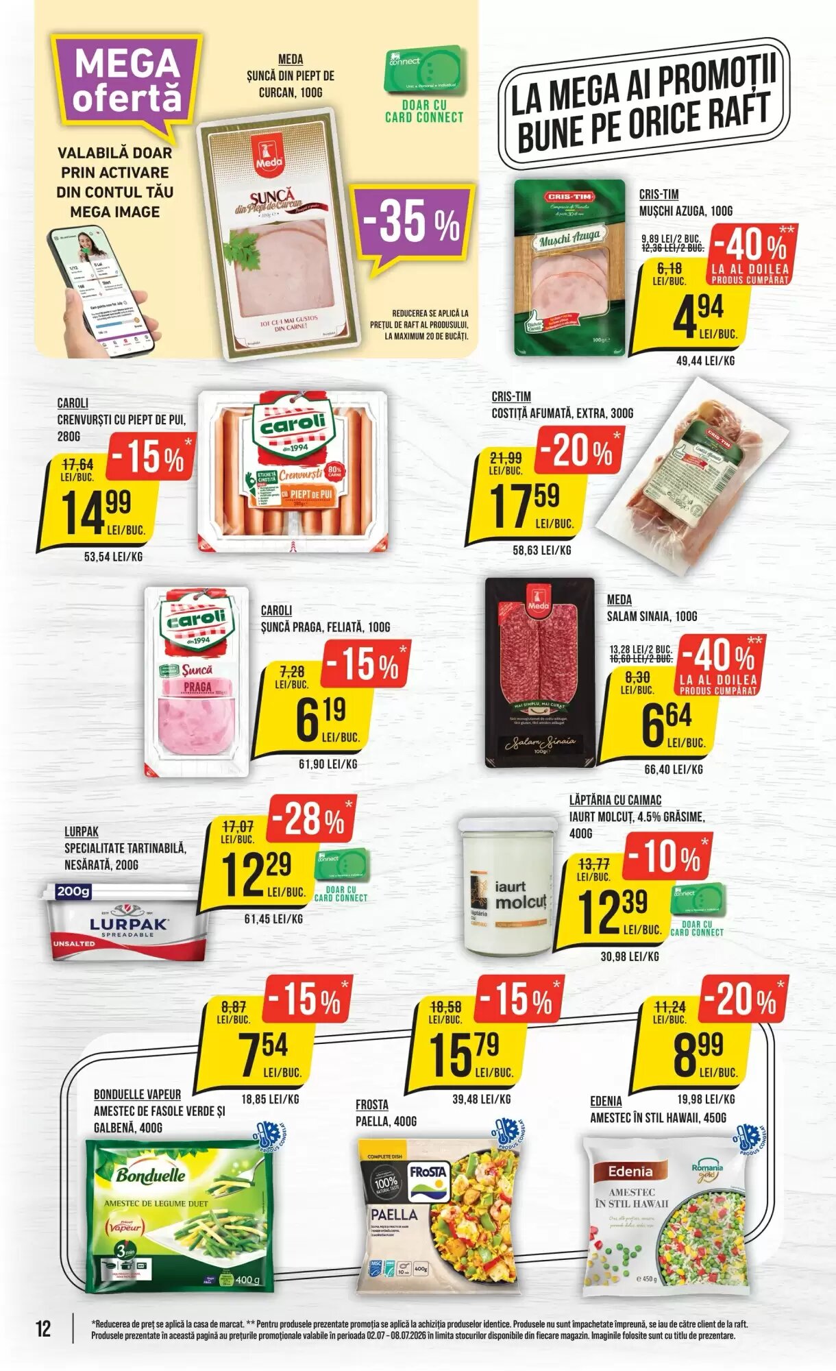 Catalogul cu oferte Mega Image valabil de la 02.07.2026 - Pagina 12.