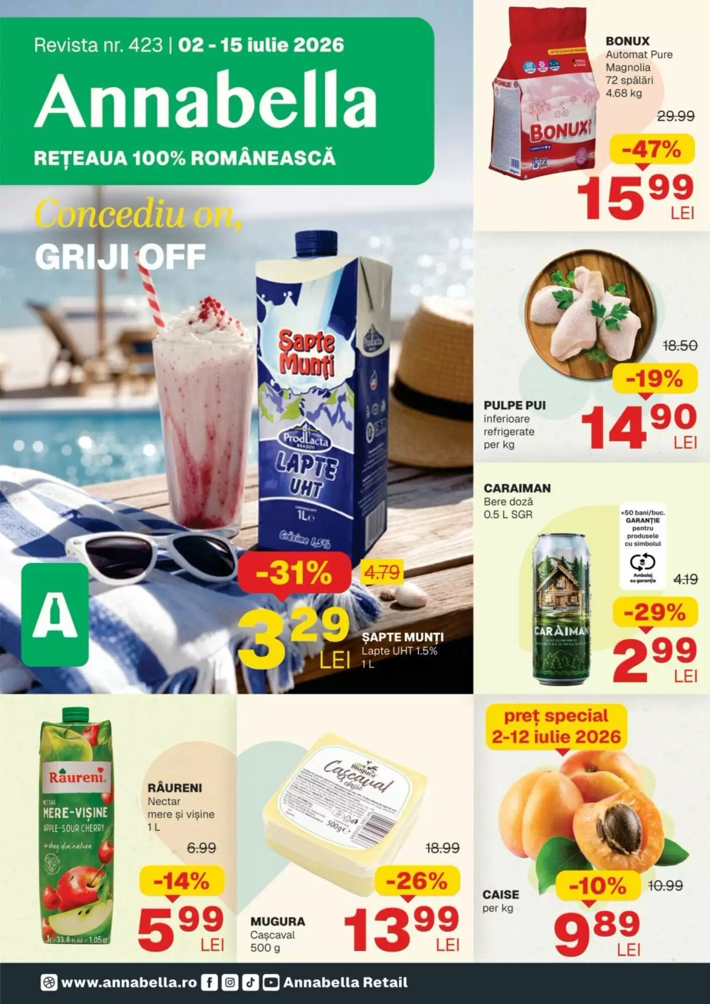 Catalogul cu oferte Annabella valabil de la 02.07.2026 - Pagina 1.