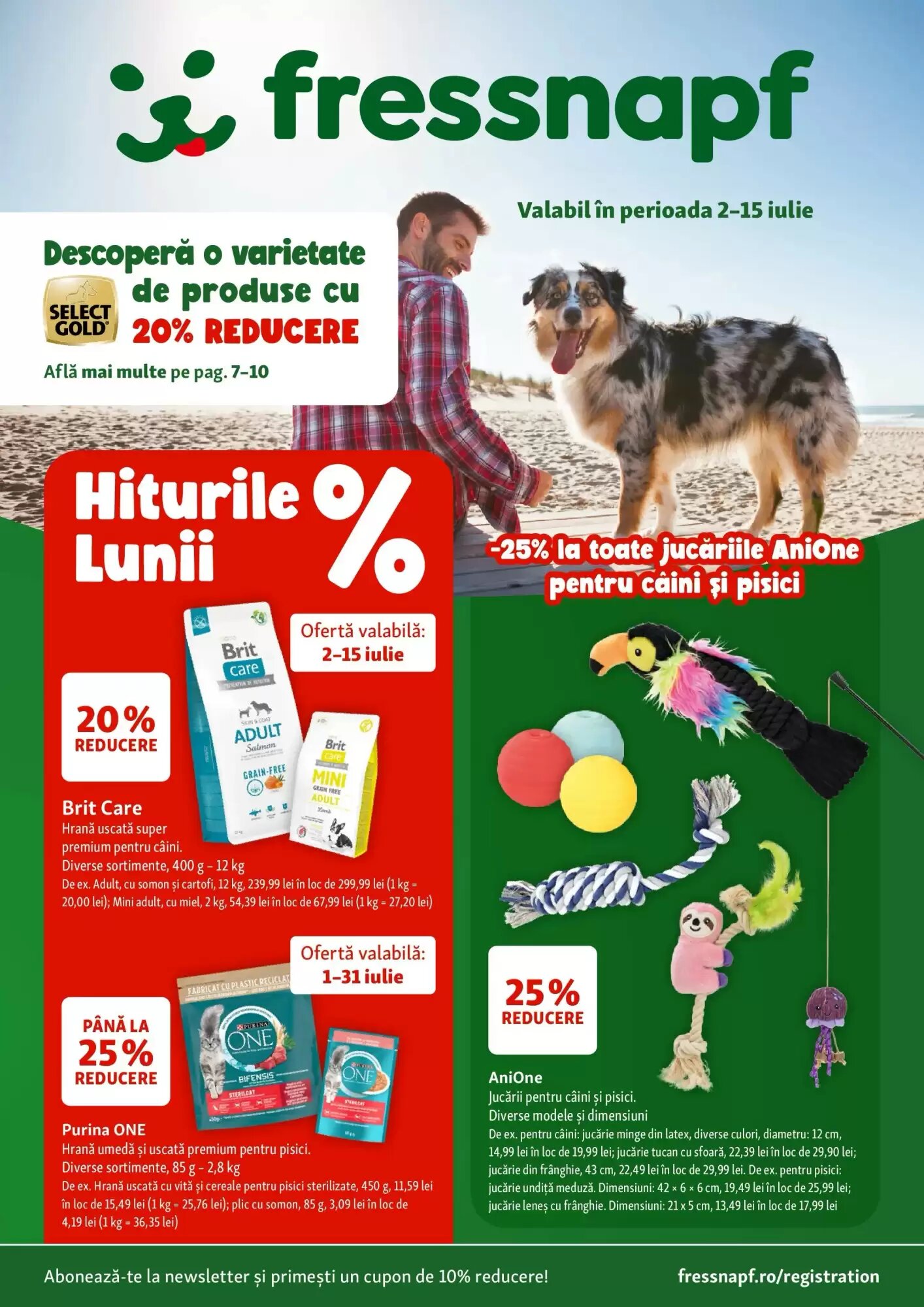 Catalogul cu oferte Fressnapf valabil de la 02.07.2026 - Pagina 1.