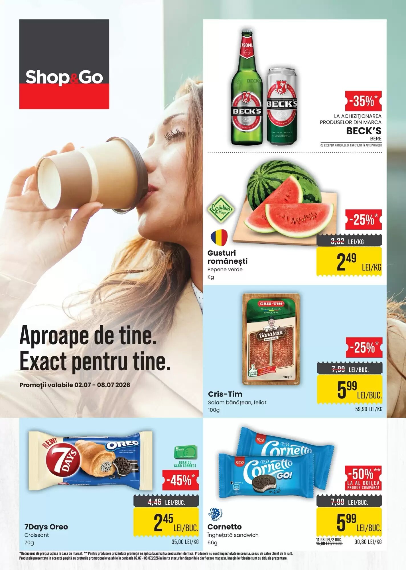 Catalogul cu oferte Mega Image valabil de la 02.07.2026 - Pagina 1.