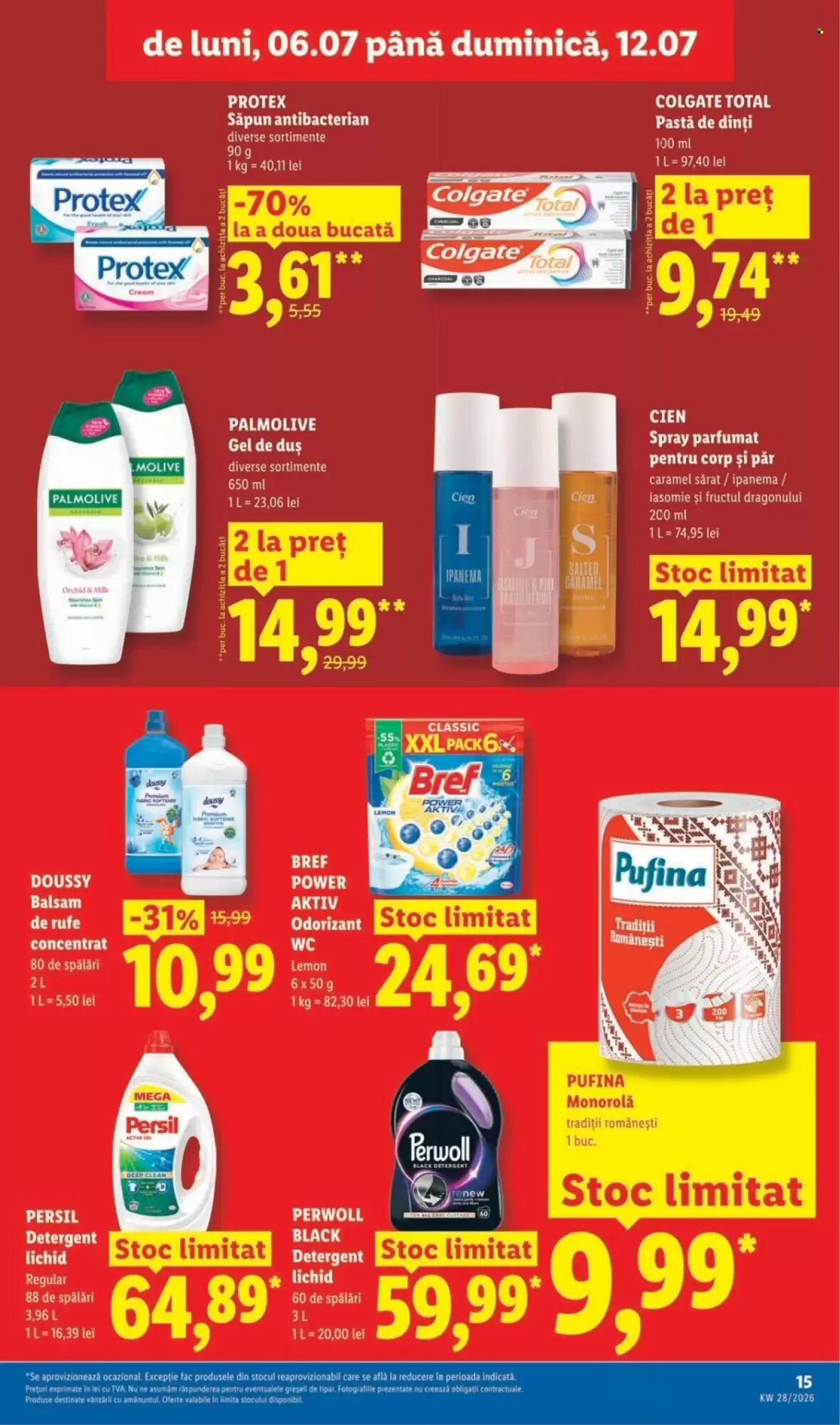 Catalogul cu oferte Lidl valabil de la 06.07.2026 - Pagina 15.