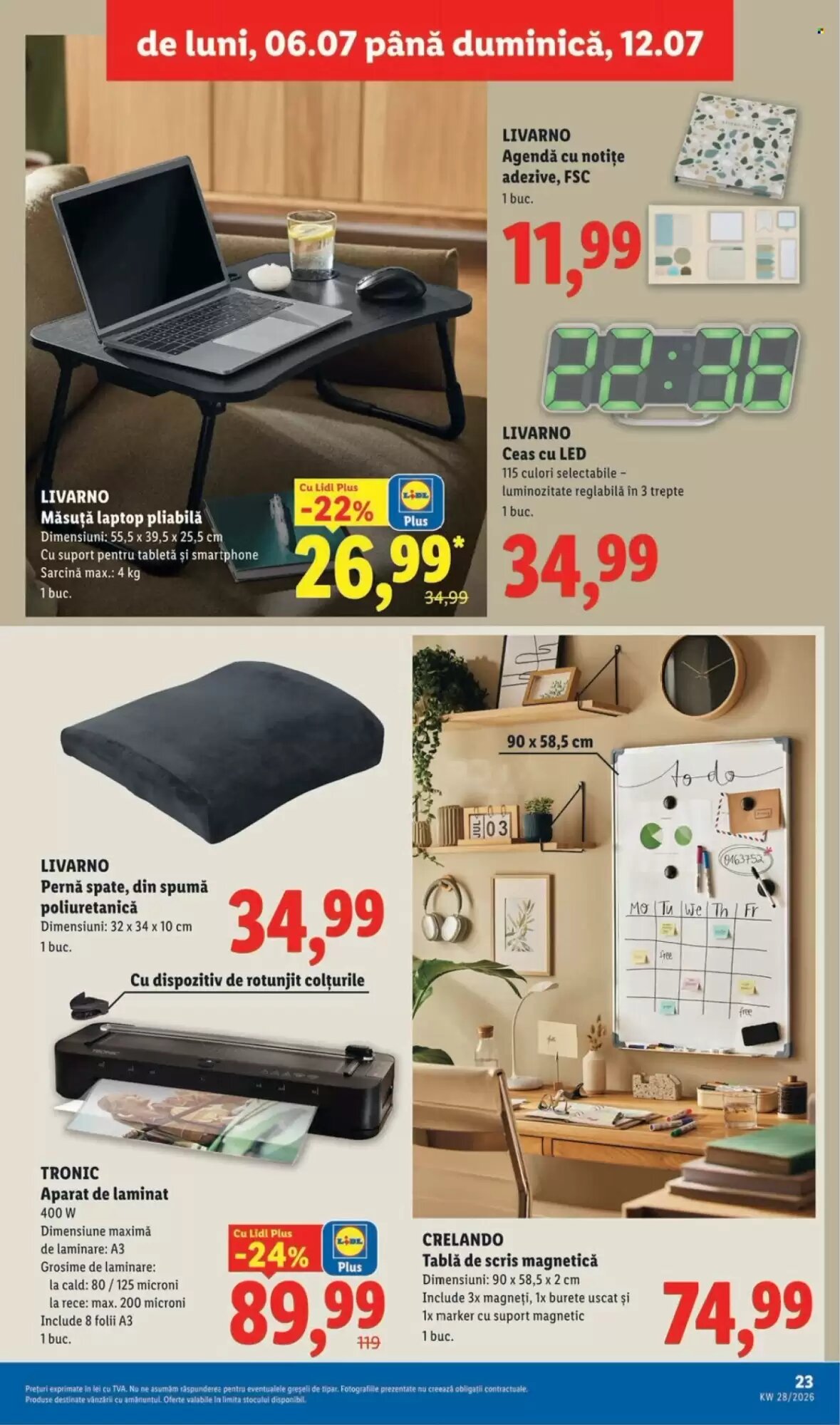 Catalogul cu oferte Lidl valabil de la 06.07.2026 - Pagina 23.