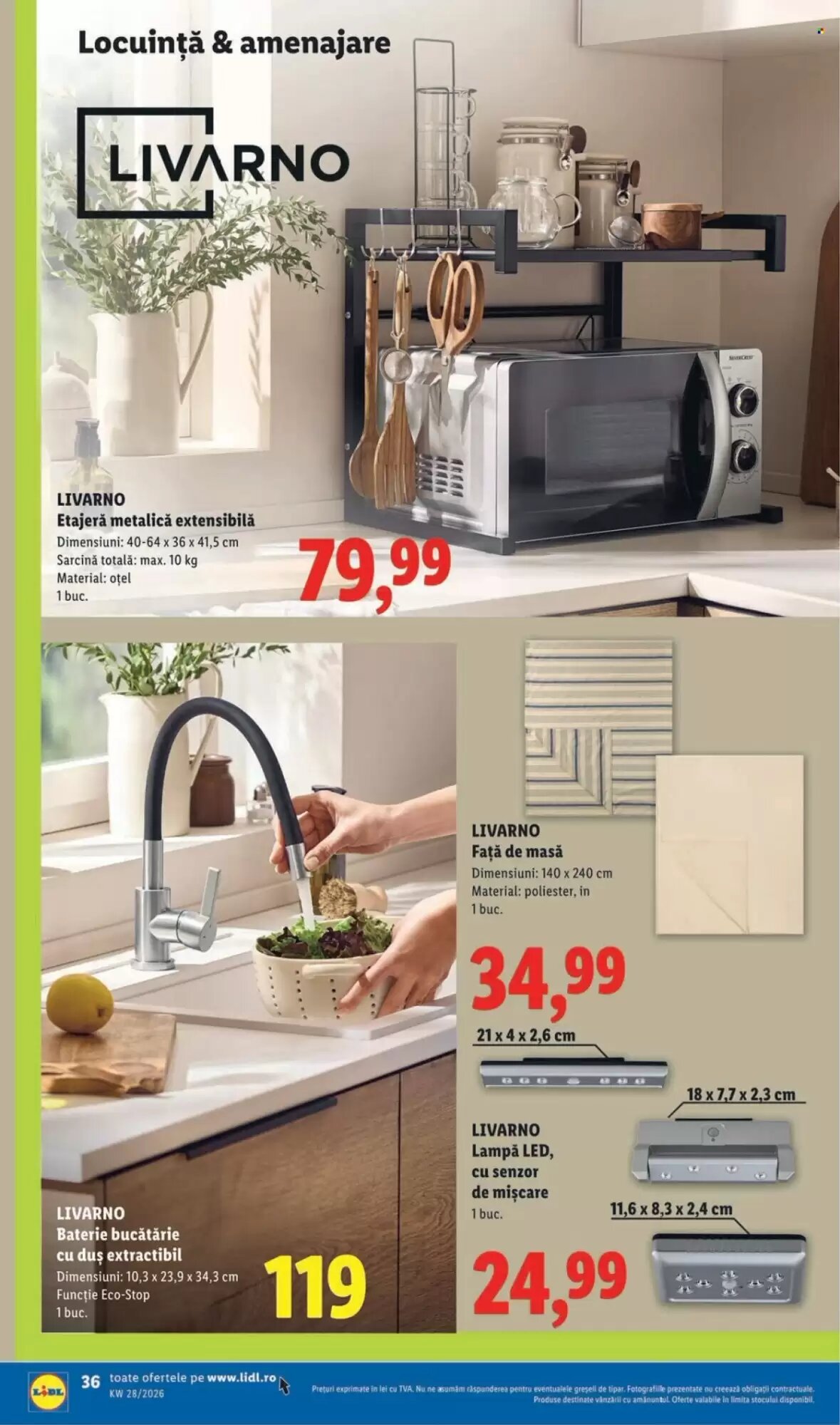 Catalogul cu oferte Lidl valabil de la 06.07.2026 - Pagina 36.
