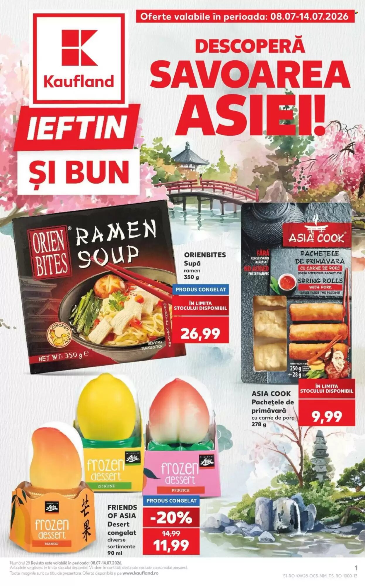 Catalogul cu oferte Kaufland valabil de la 08.07.2026 - Pagina 1.