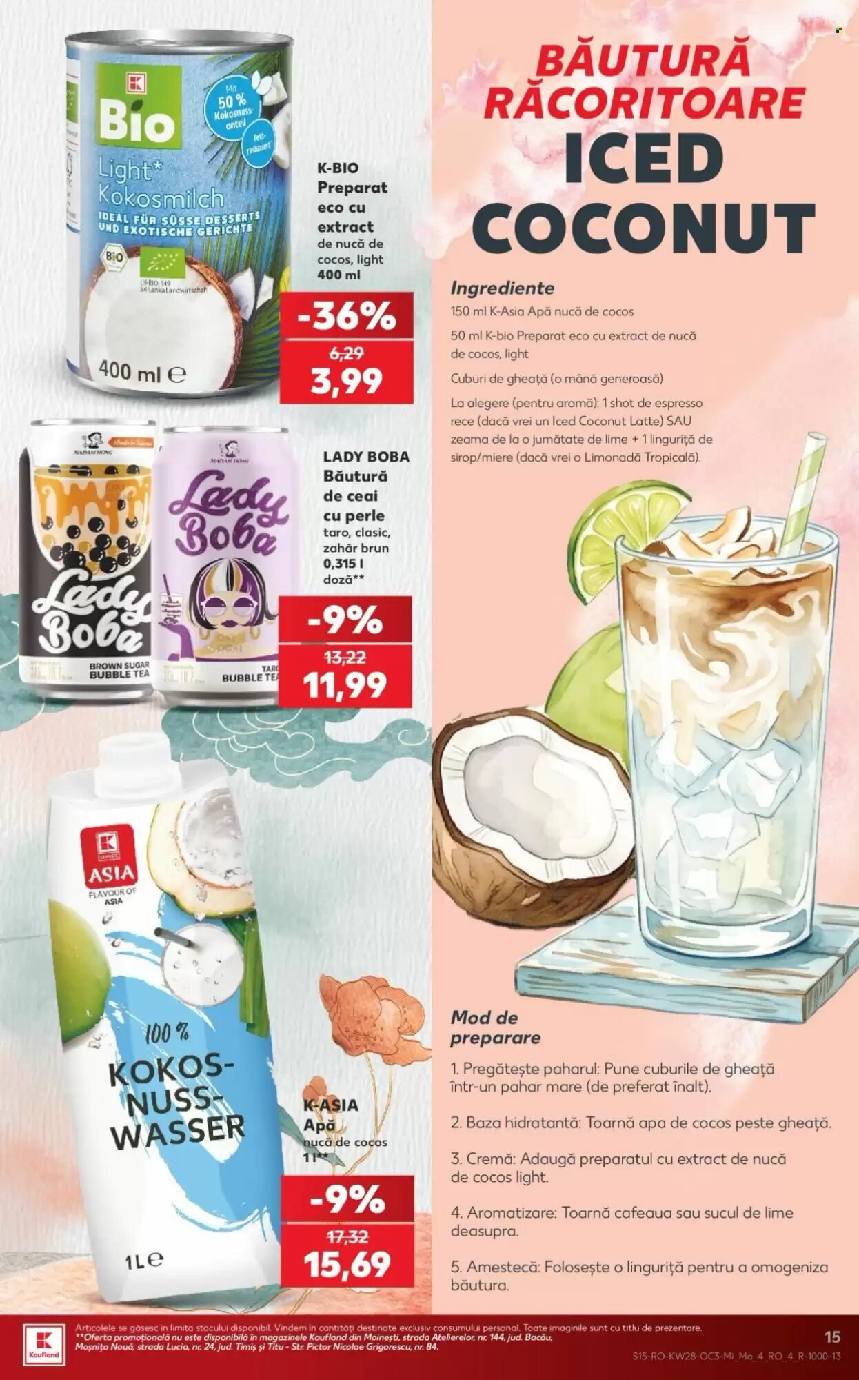 Catalogul cu oferte Kaufland valabil de la 08.07.2026 - Pagina 15.