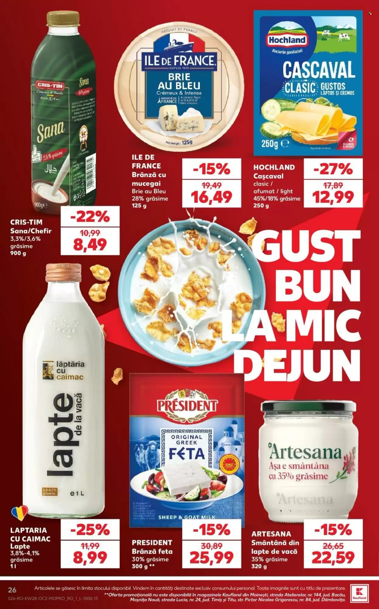 Catalogul cu oferte Kaufland valabil de la 08.07.2026 - Pagina 26.