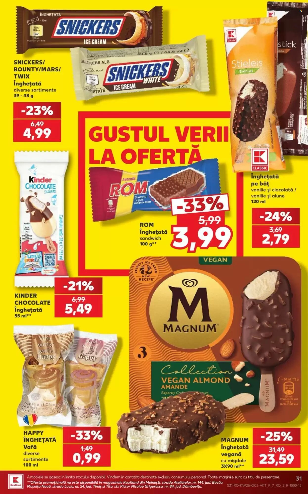 Catalogul cu oferte Kaufland valabil de la 08.07.2026 - Pagina 31.
