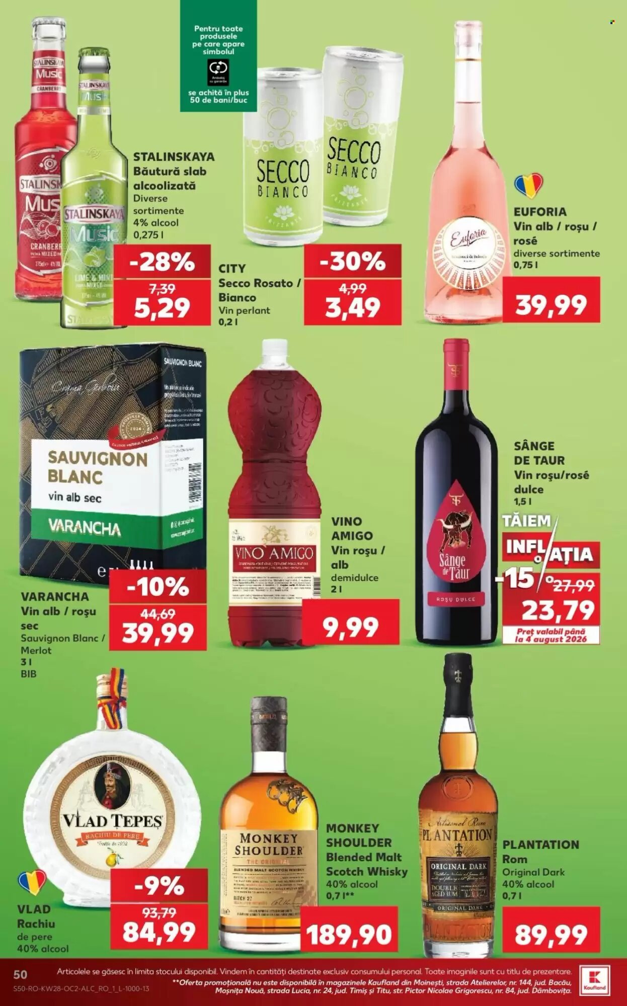 Catalogul cu oferte Kaufland valabil de la 08.07.2026 - Pagina 50.