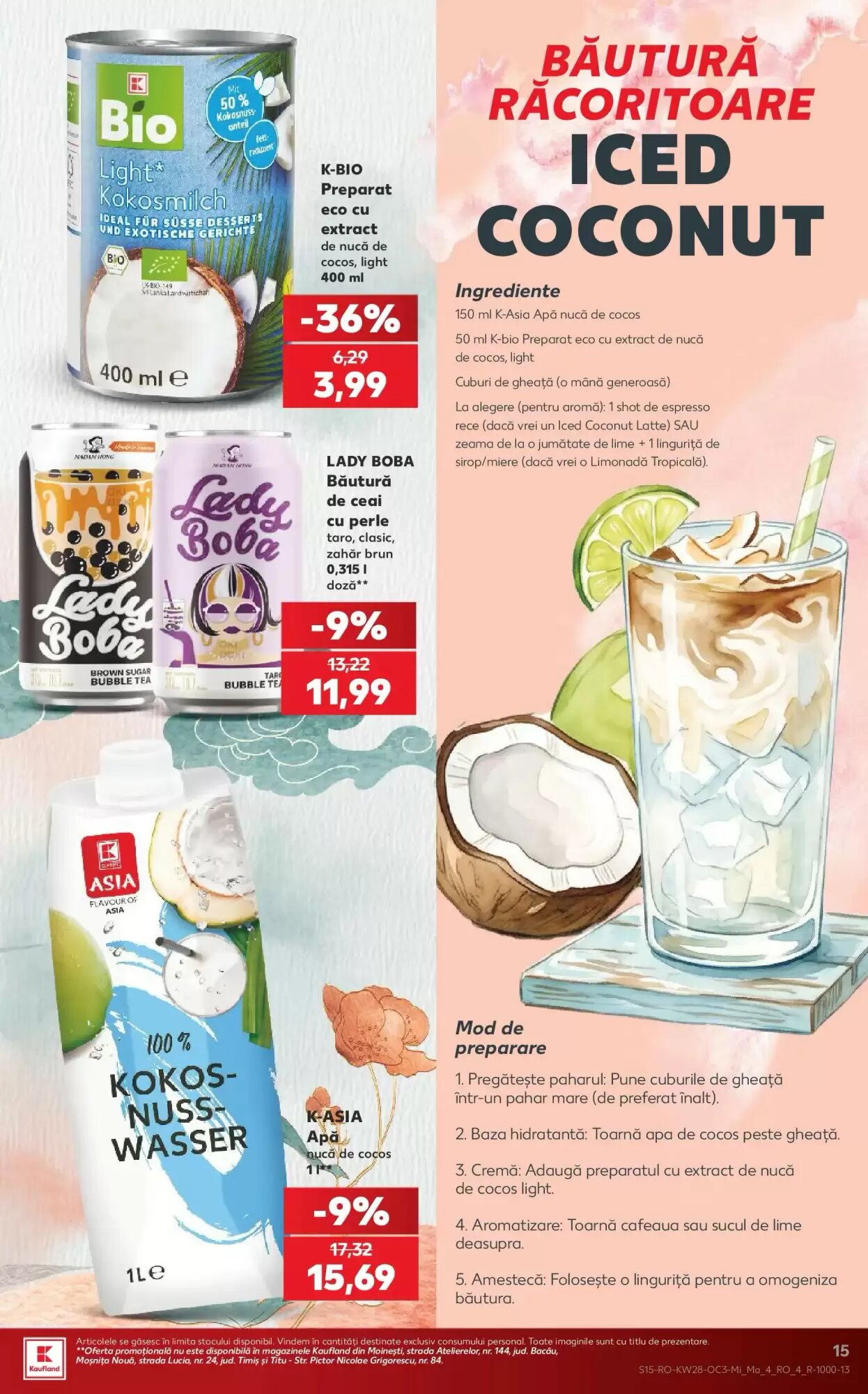 Catalogul cu oferte Kaufland valabil de la 08.07.2026 - Pagina 15.